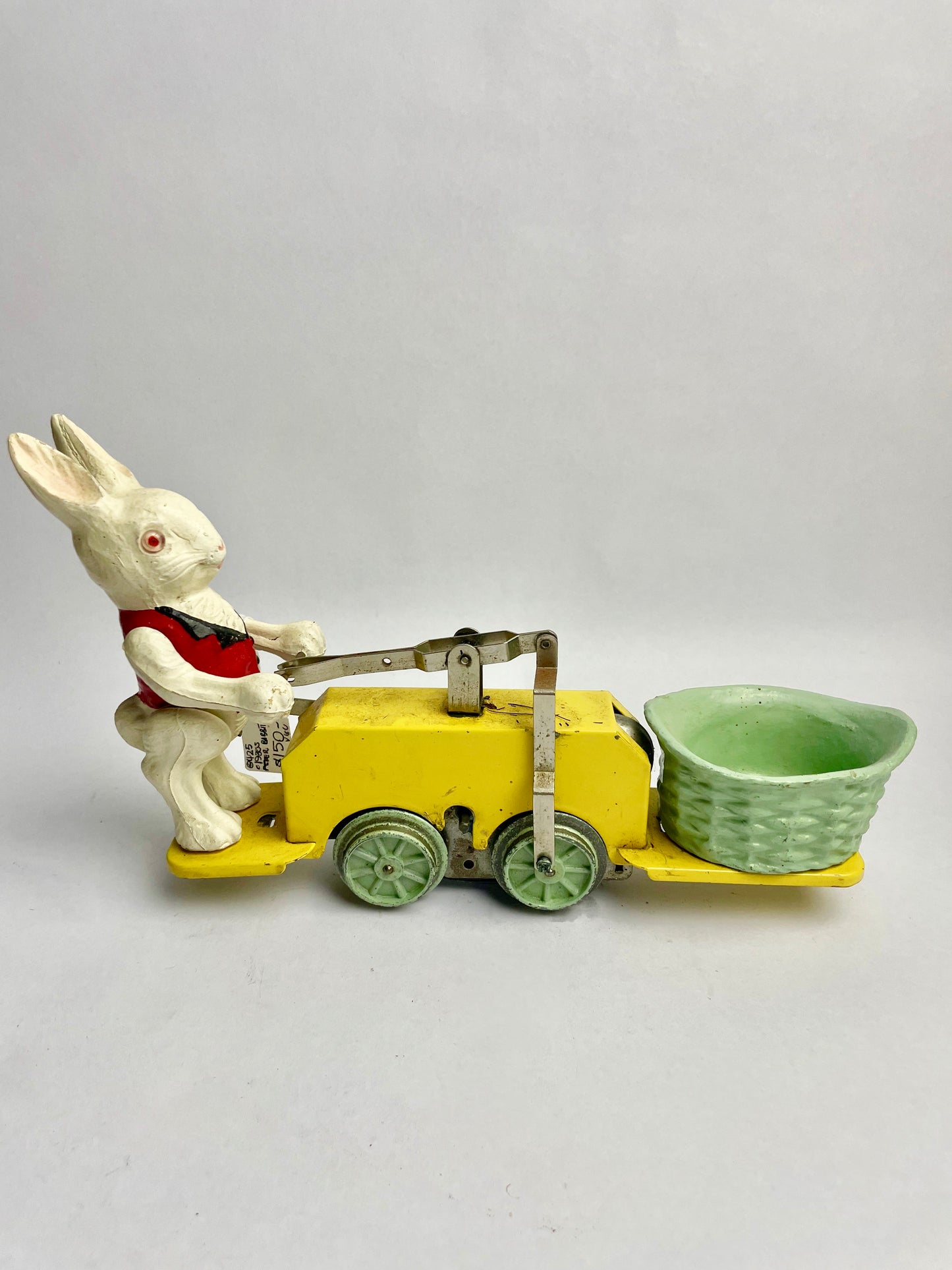 1930s Lionel Prewar Peter Rabbit Easter Bunny Handcar with Flanged Wheels