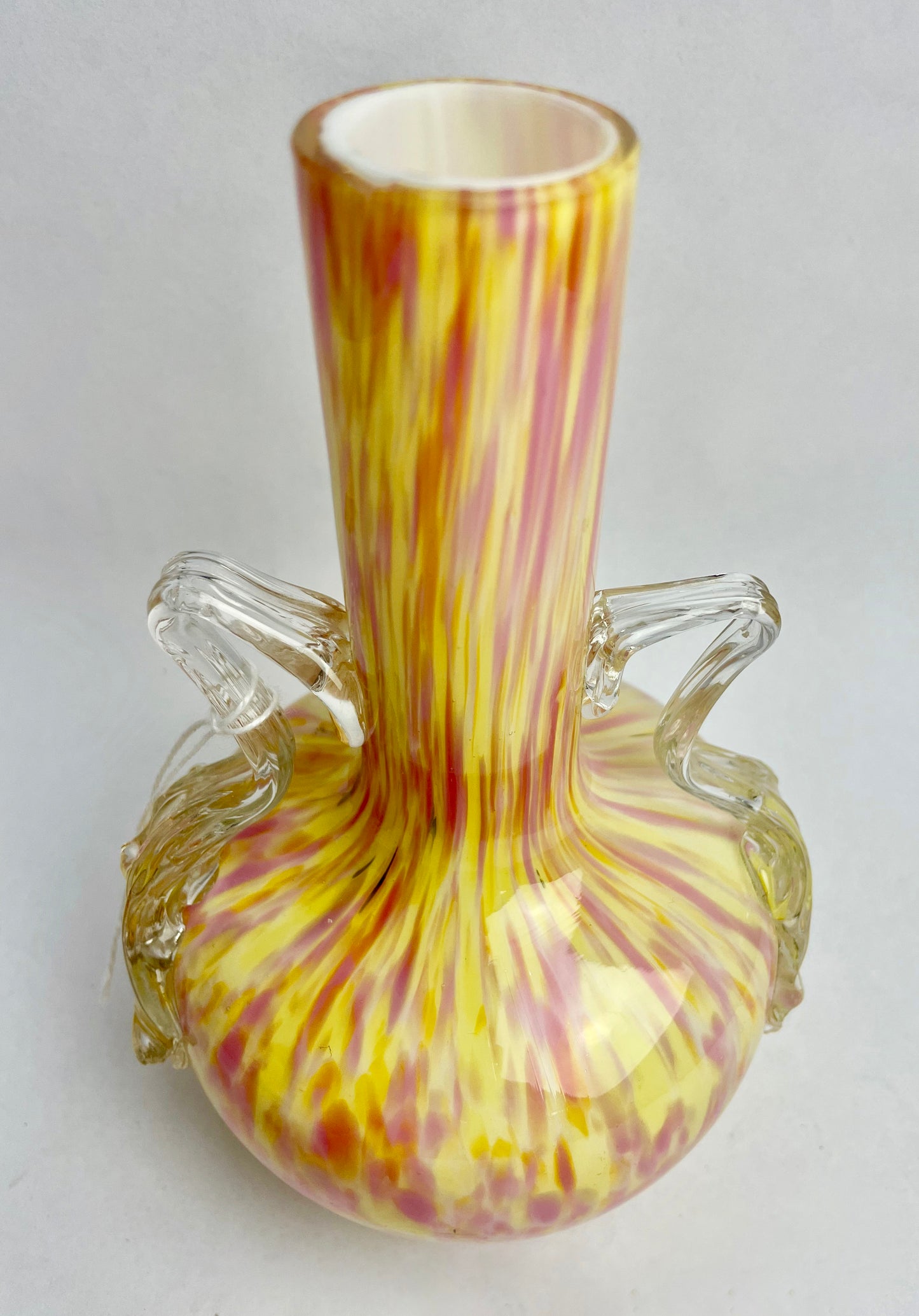 Victorian Glass Vase with handles