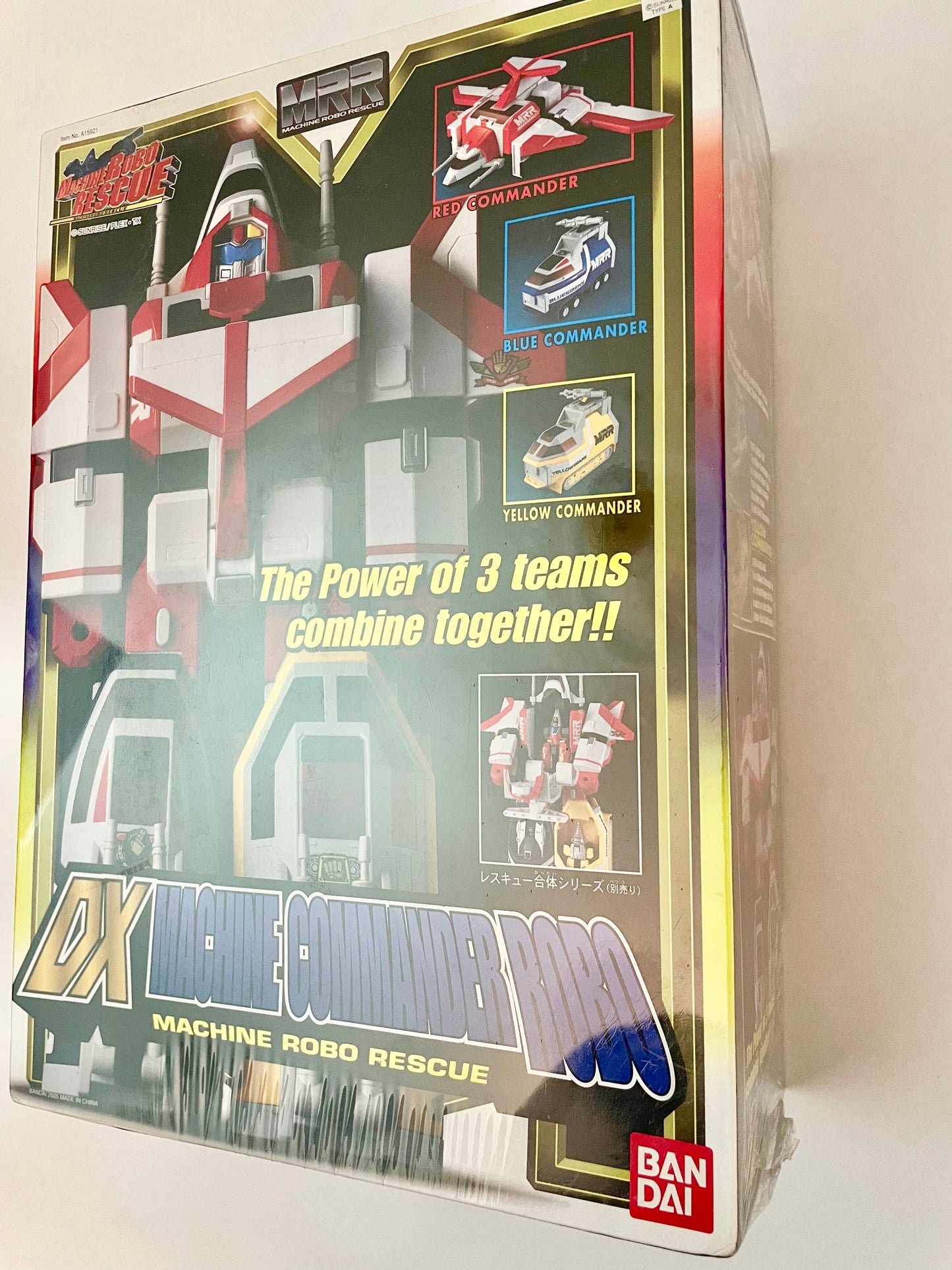Bandai Dx Machine Commander Robo United Robot (new and sealed in box)