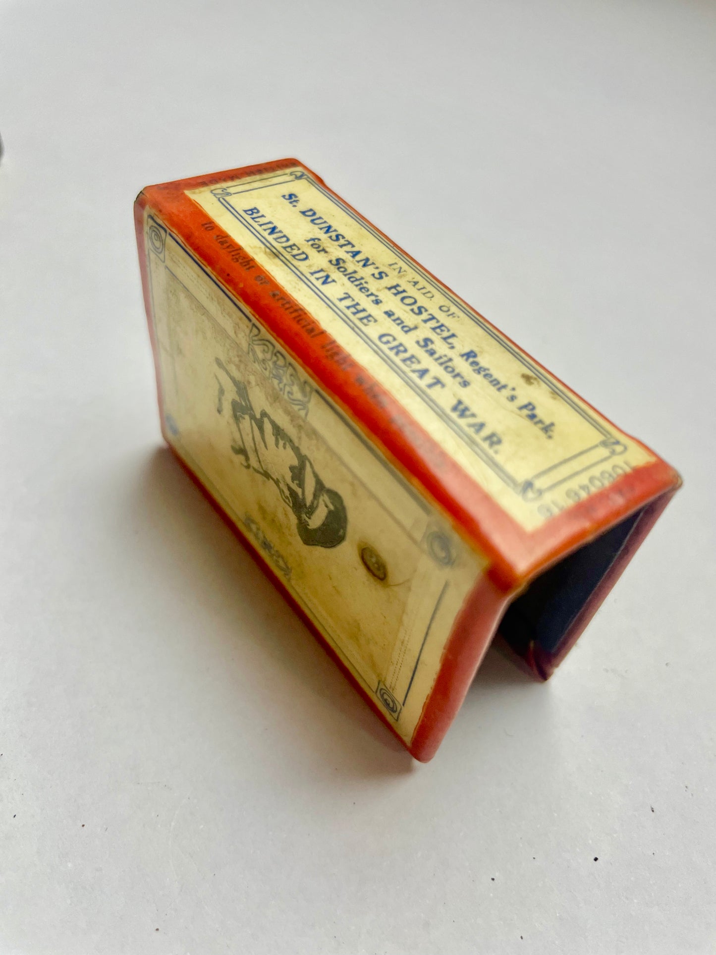 WWI British Matchbox Cover