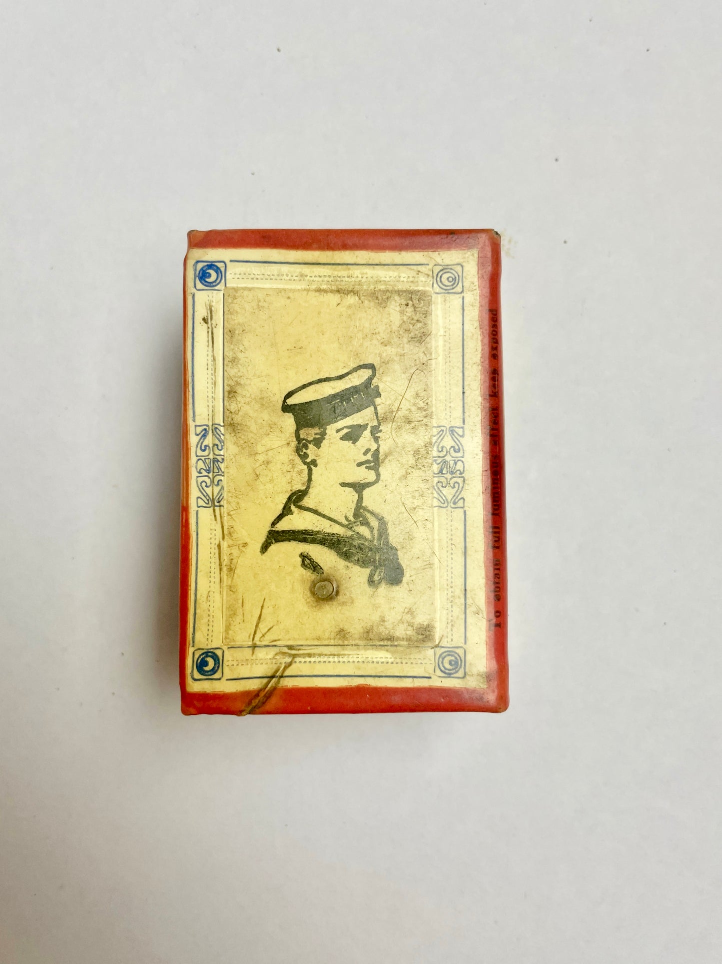 WWI British Matchbox Cover