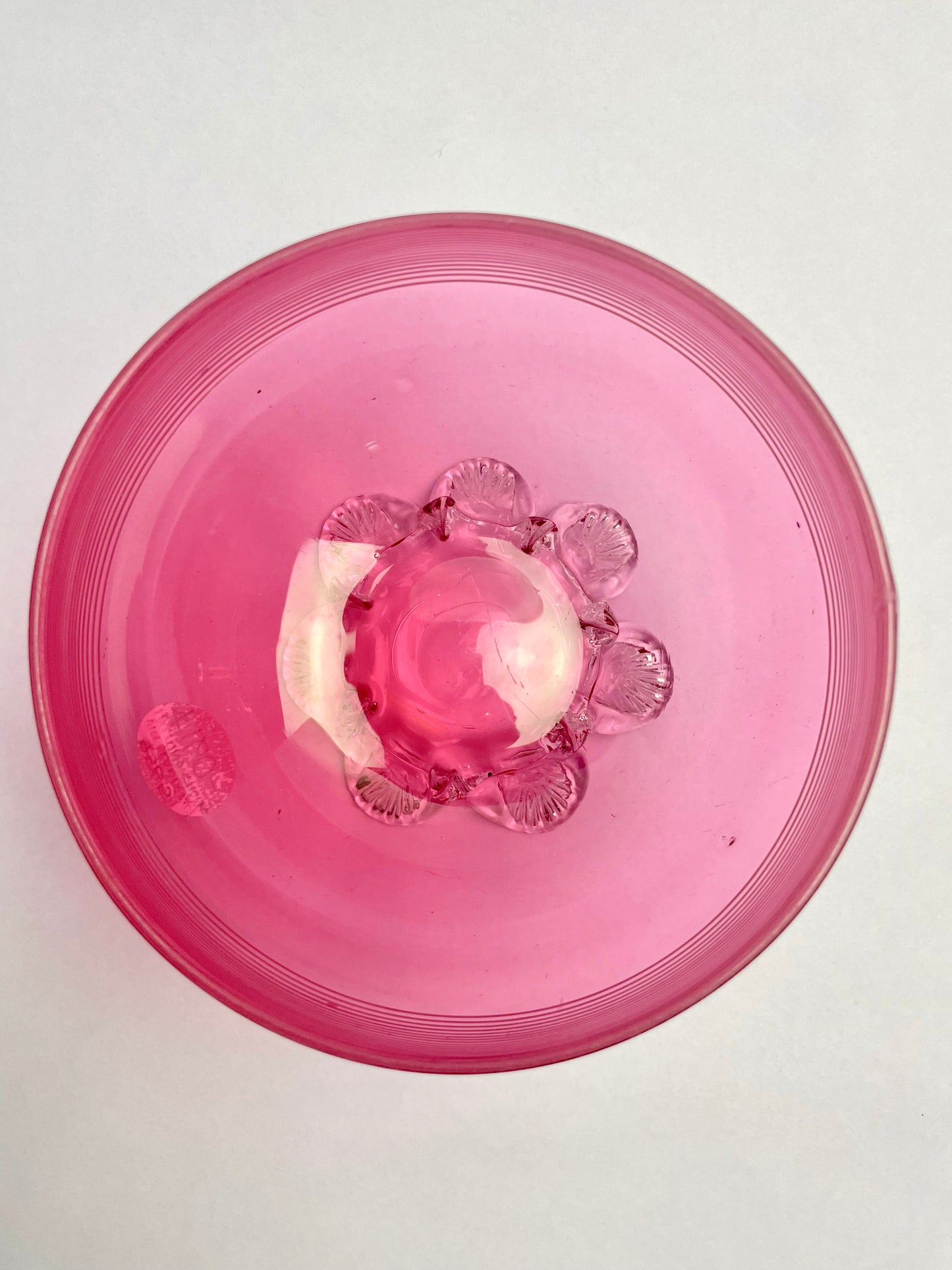 Victorian Cranberry Glass Bowl