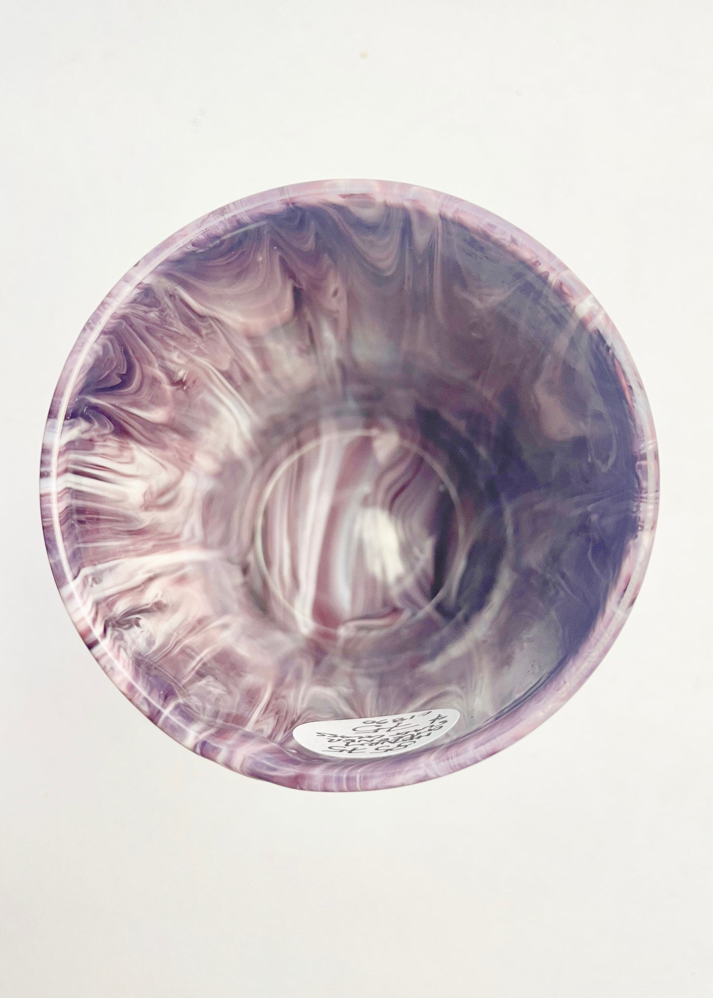 Henry Greener Purple Malachite Slag Glass c1890