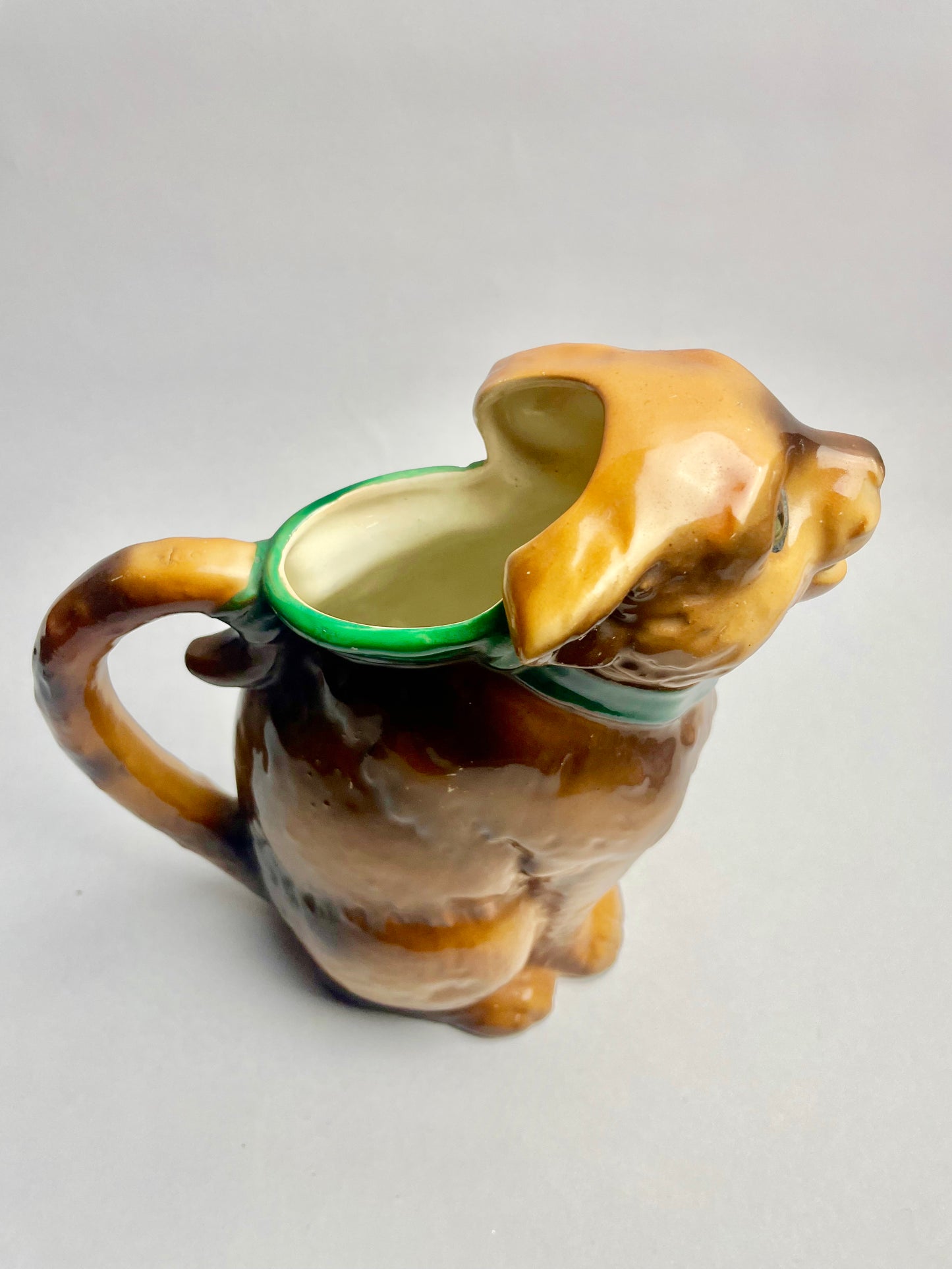 Czechoslovakian Ceramic Cat Cream Pitcher
