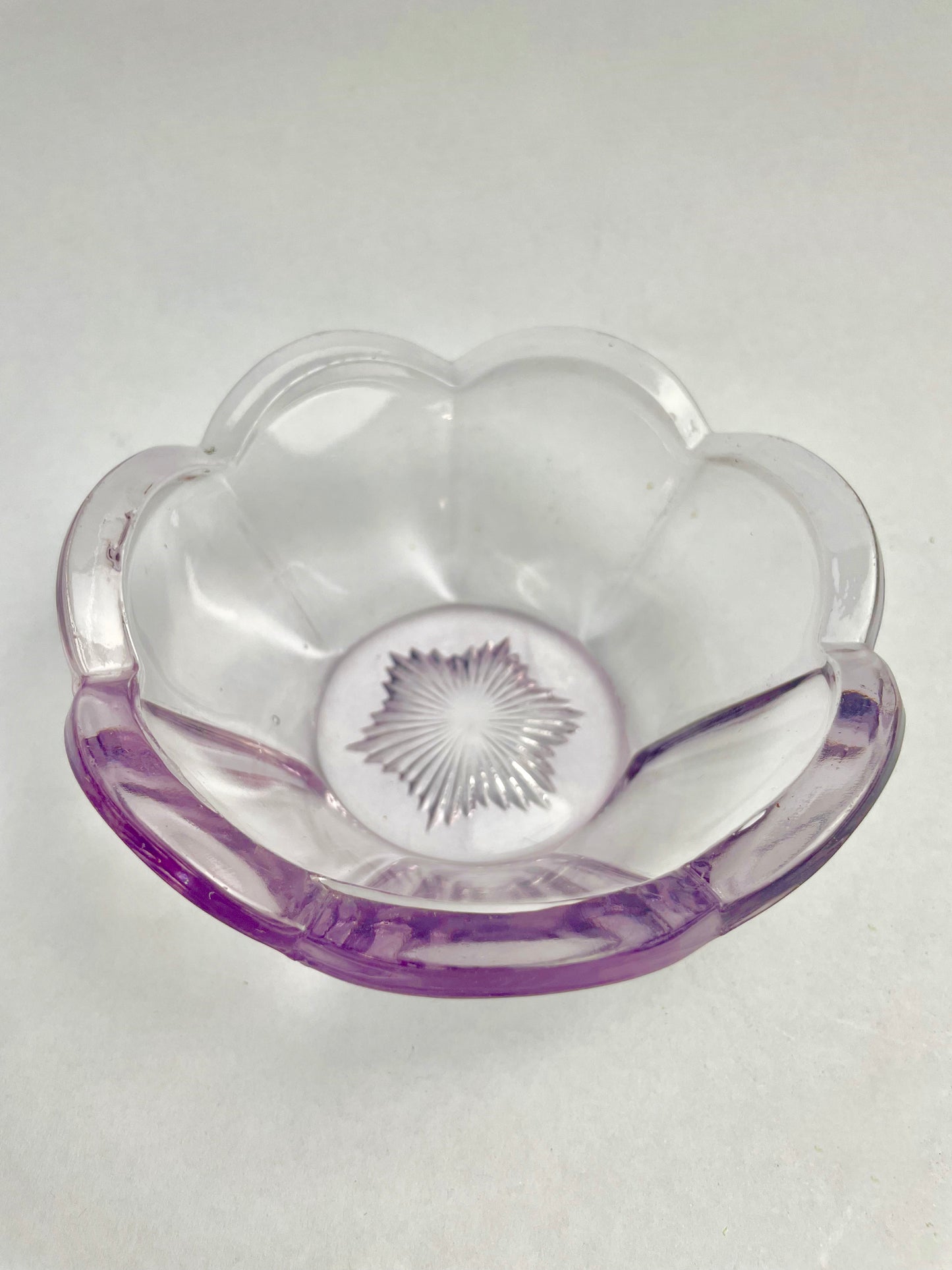 Small Amethyst Glass Bowl