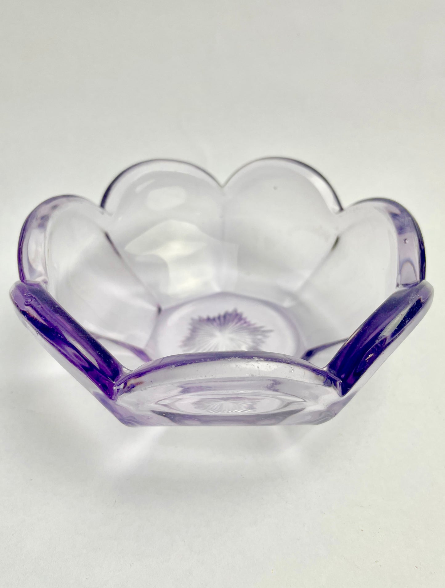 Vintage Amethyst Glass Bowl