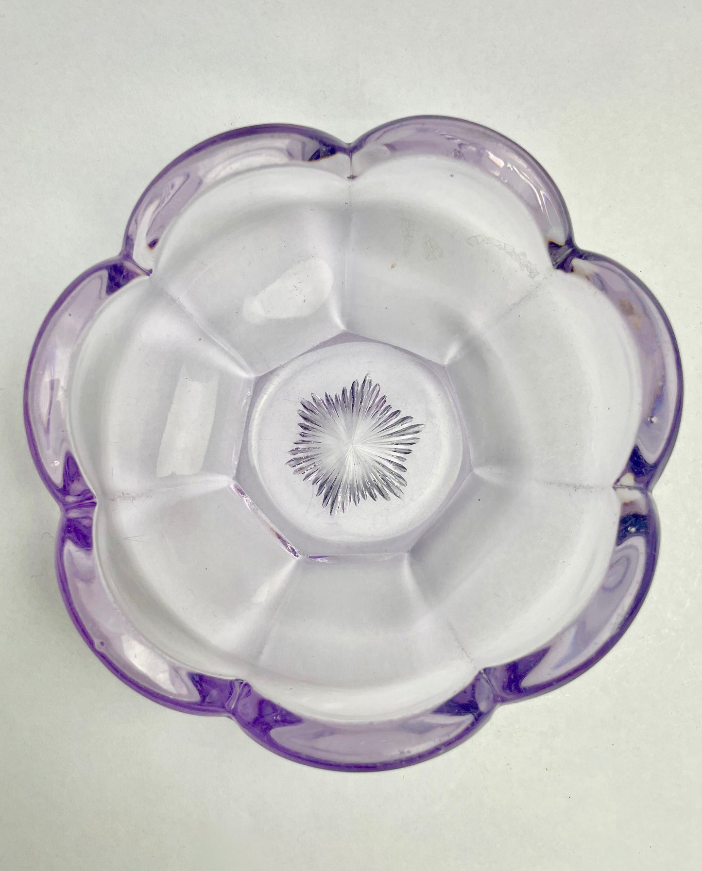 Vintage Amethyst Glass Bowl