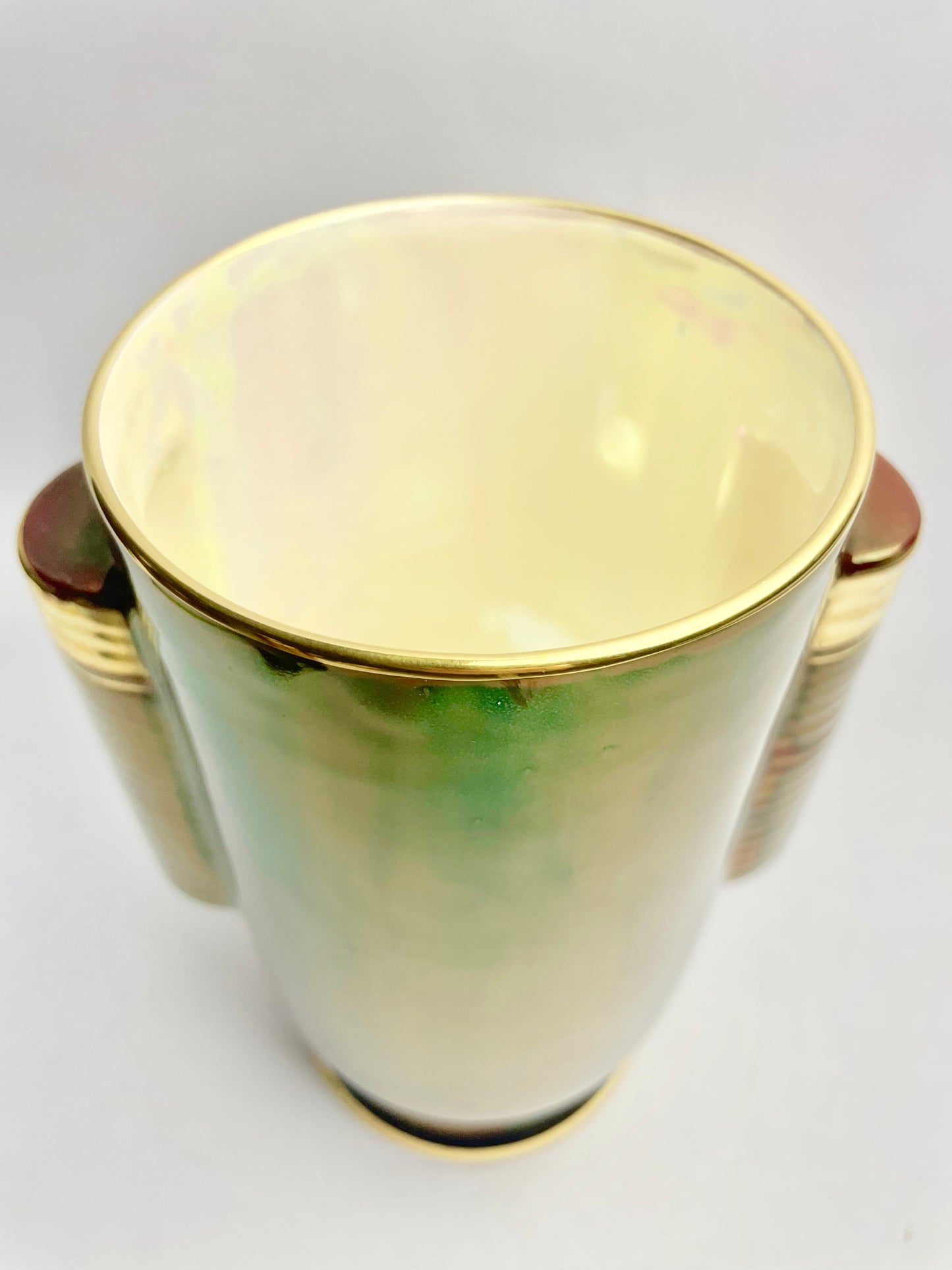 Pair of Art Deco Crown Devon Vases