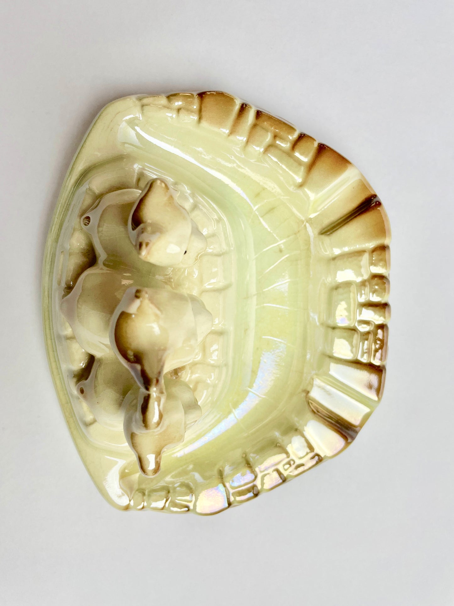 Wembley Ware Three Scottie Dogs on Bricks Ashtray