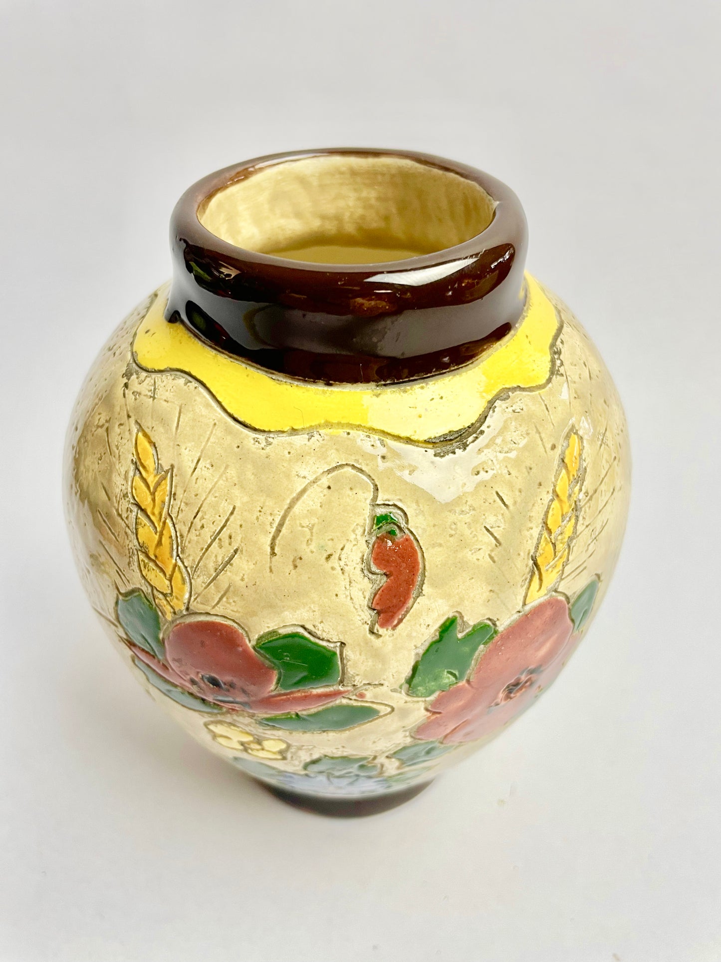 Vallauris Vase signed Jérôme Massier