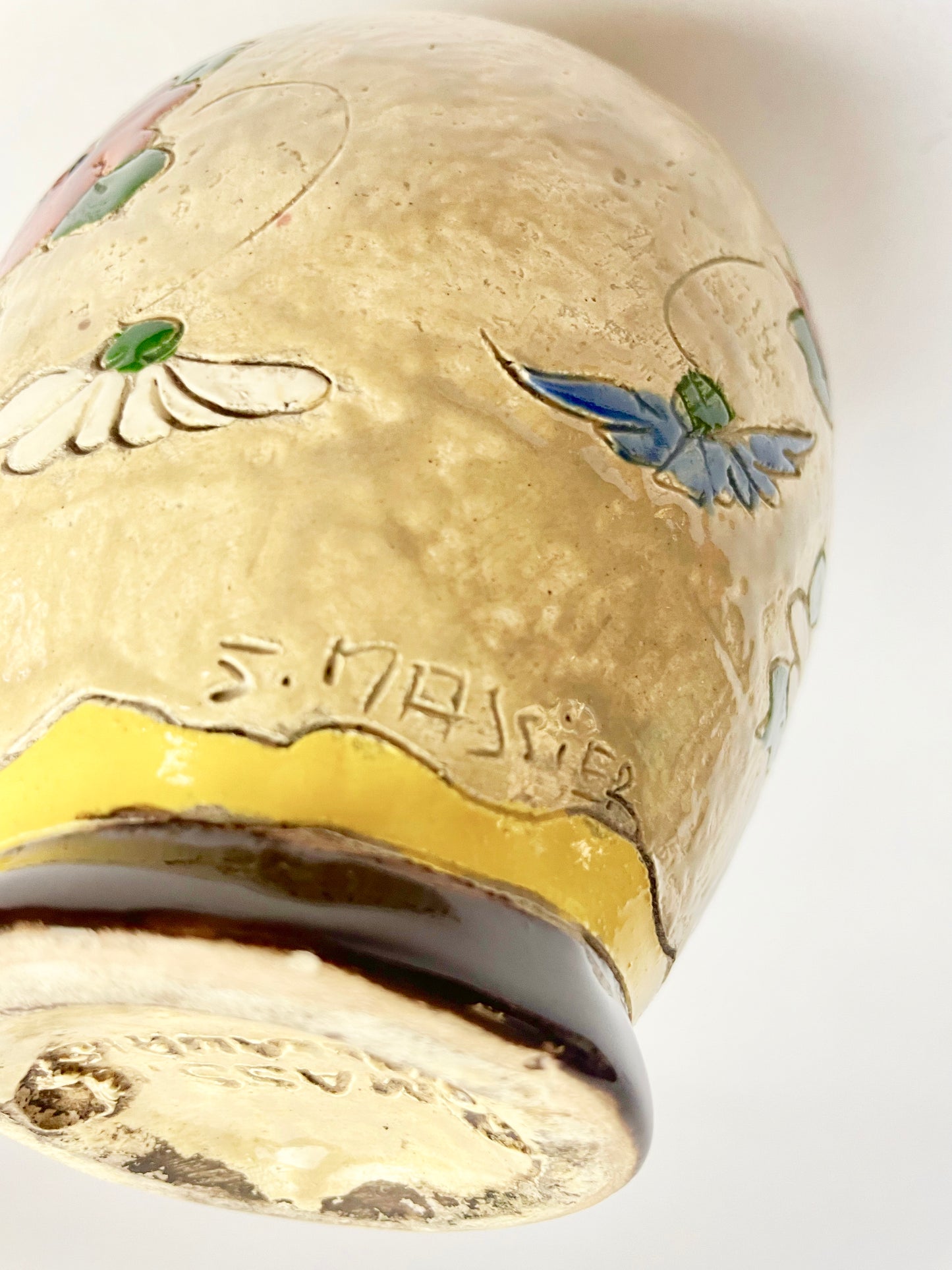 Vallauris Vase signed Jérôme Massier