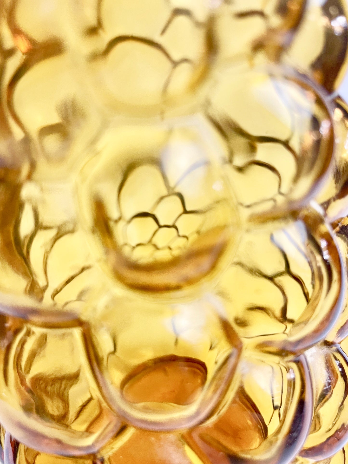 Retro Italian Amber Genie bottle