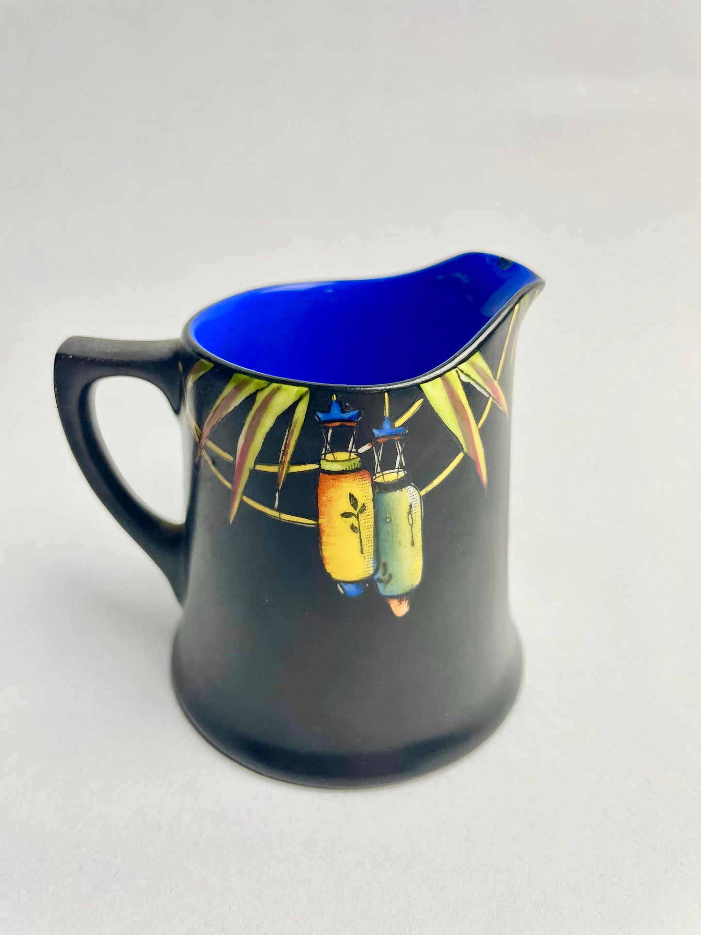 Rare Crown Ducal Chinese Lantern Coffee Set