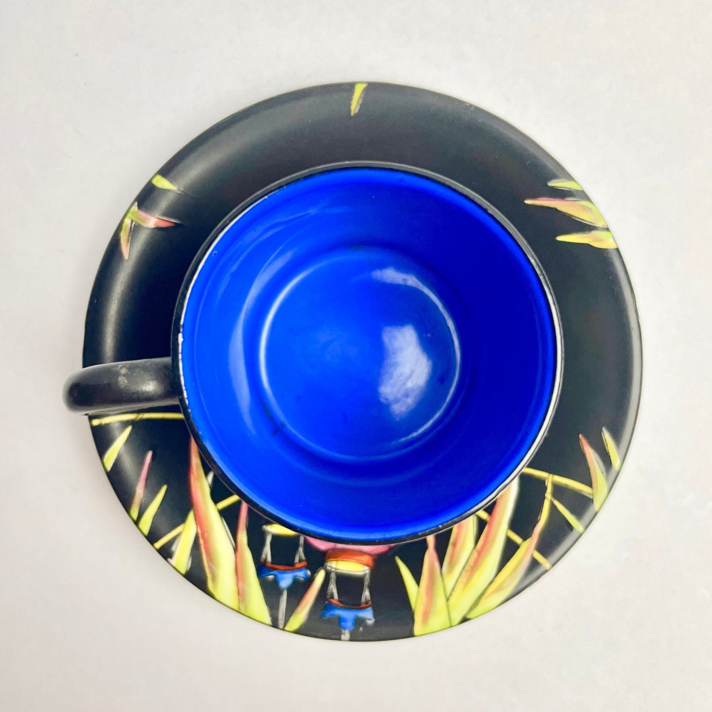 Rare Crown Ducal “Chinese Lantern” Coffee Set – c.1920 Art Deco