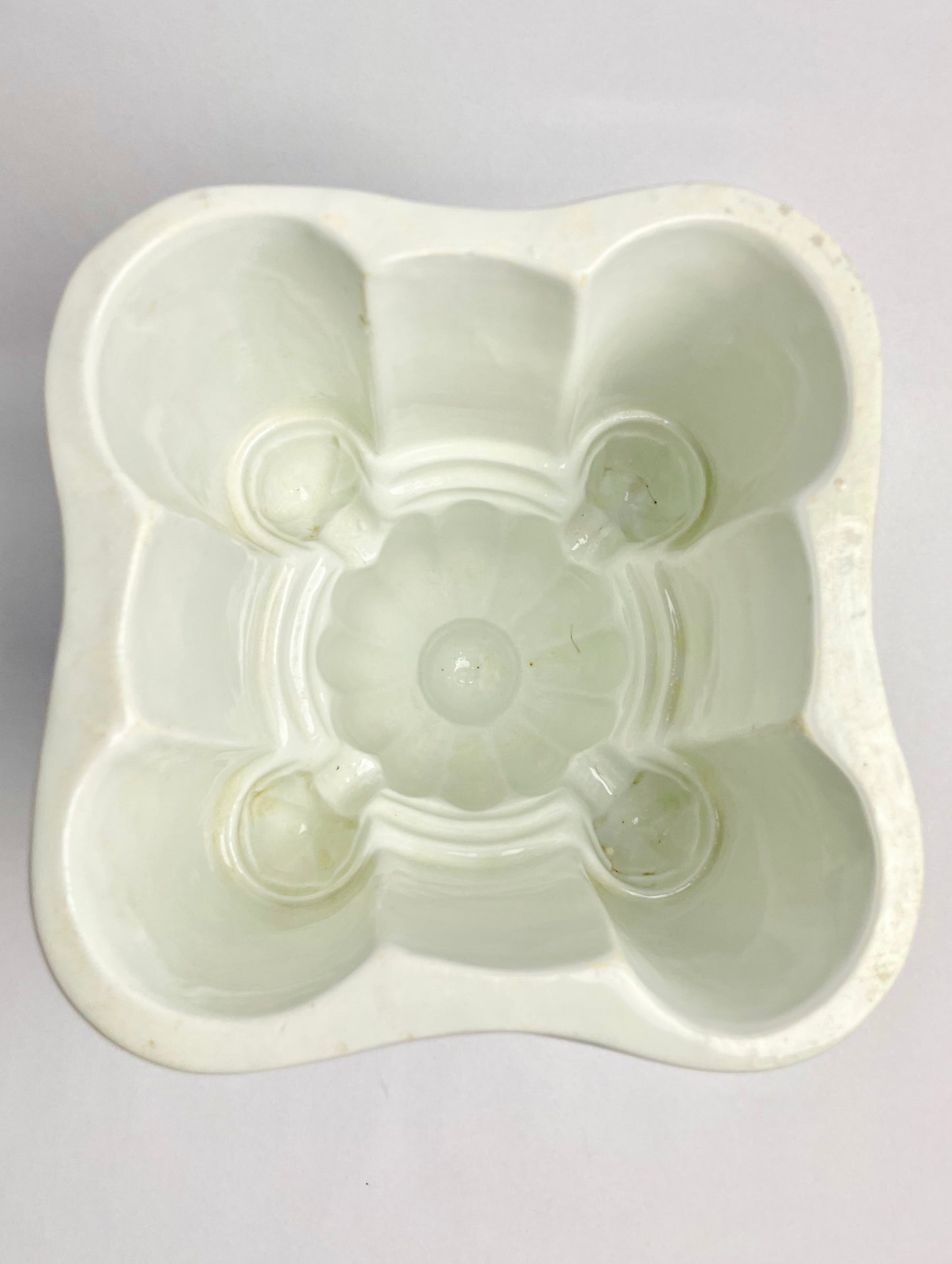 Large Vintage Porcelain Jelly Mould no.7