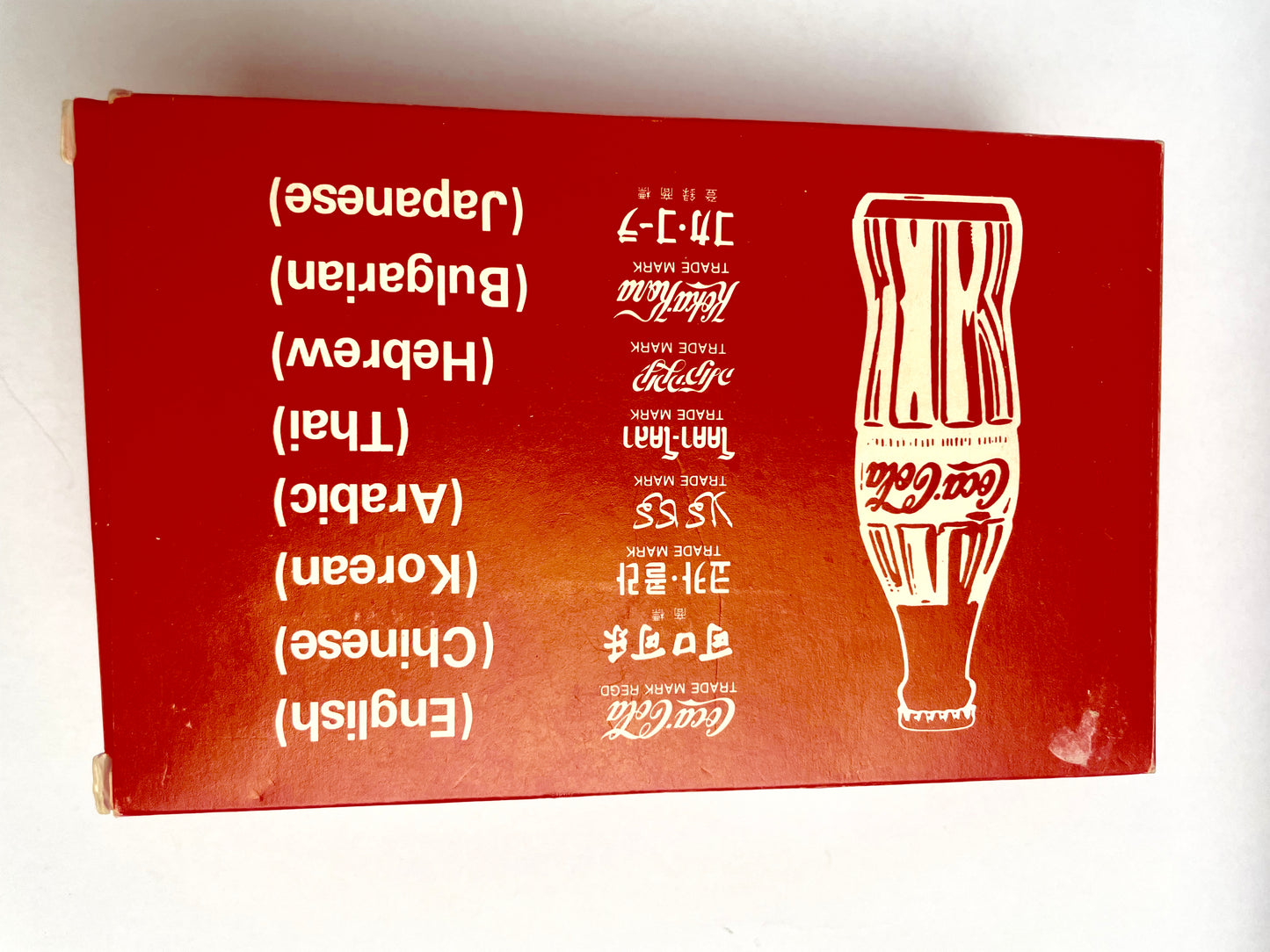Miniature Coke Bottle Collection in eight languages