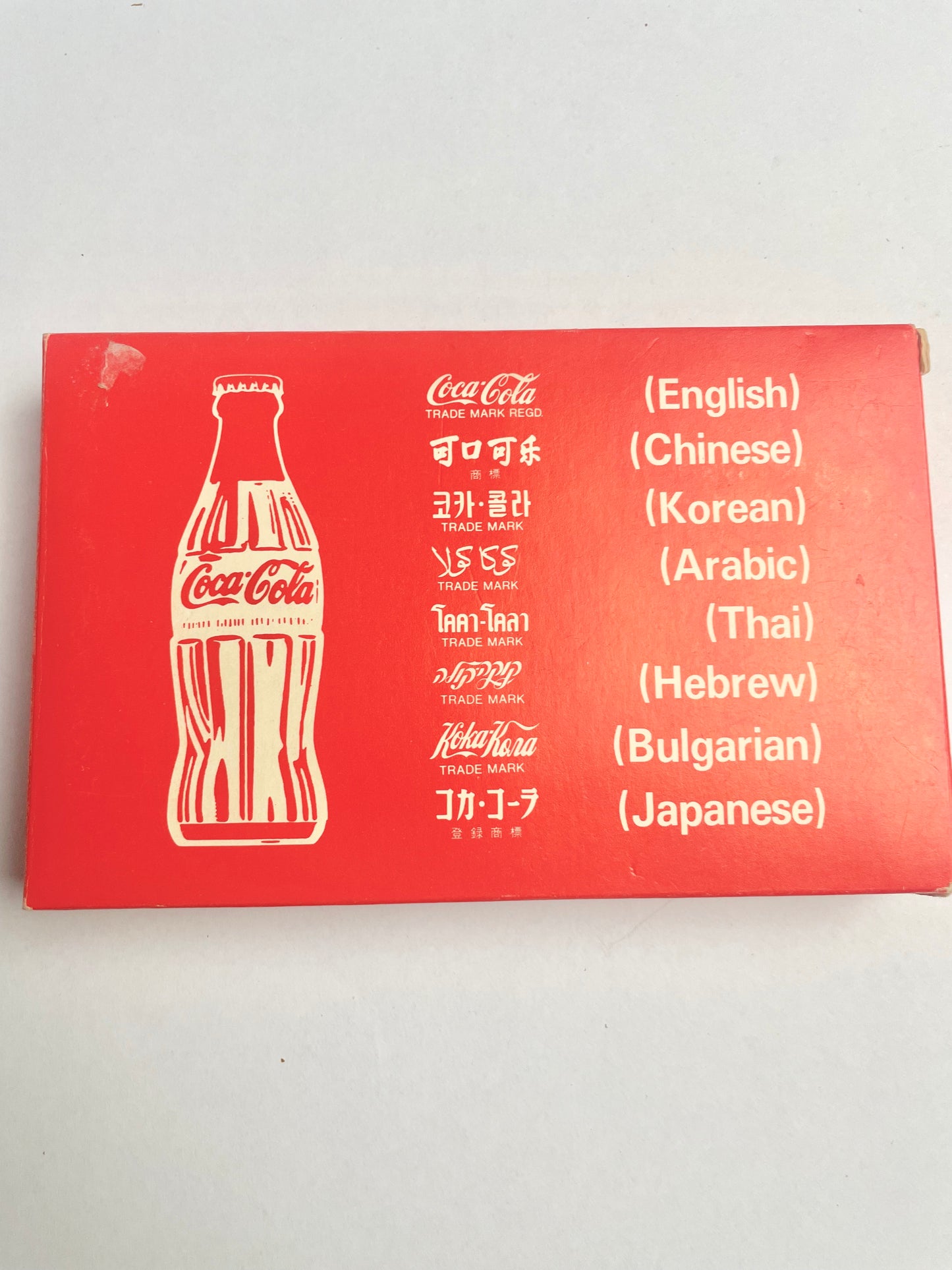Miniature Coke Bottle Collection in eight languages