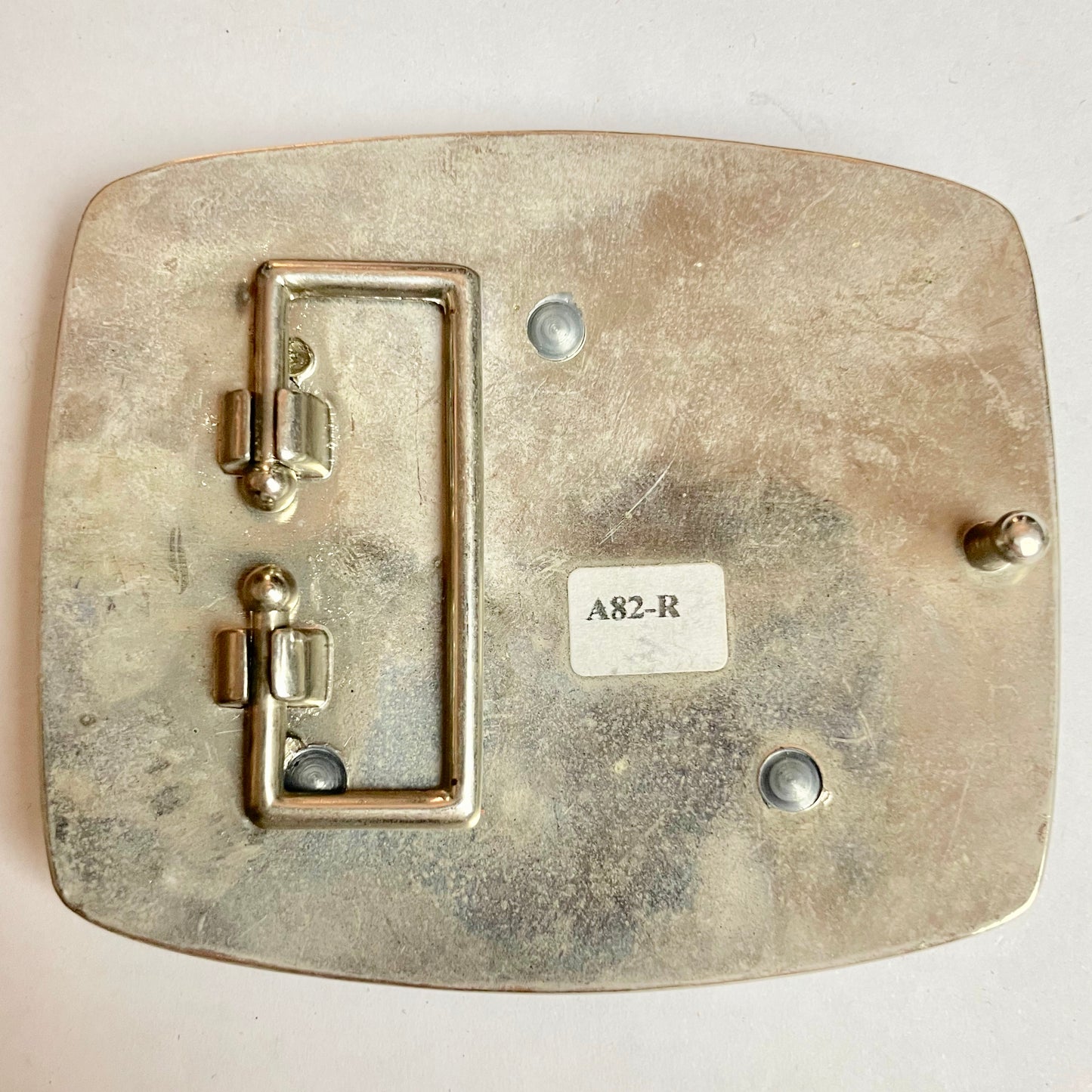 Vintage R Belt Buckle