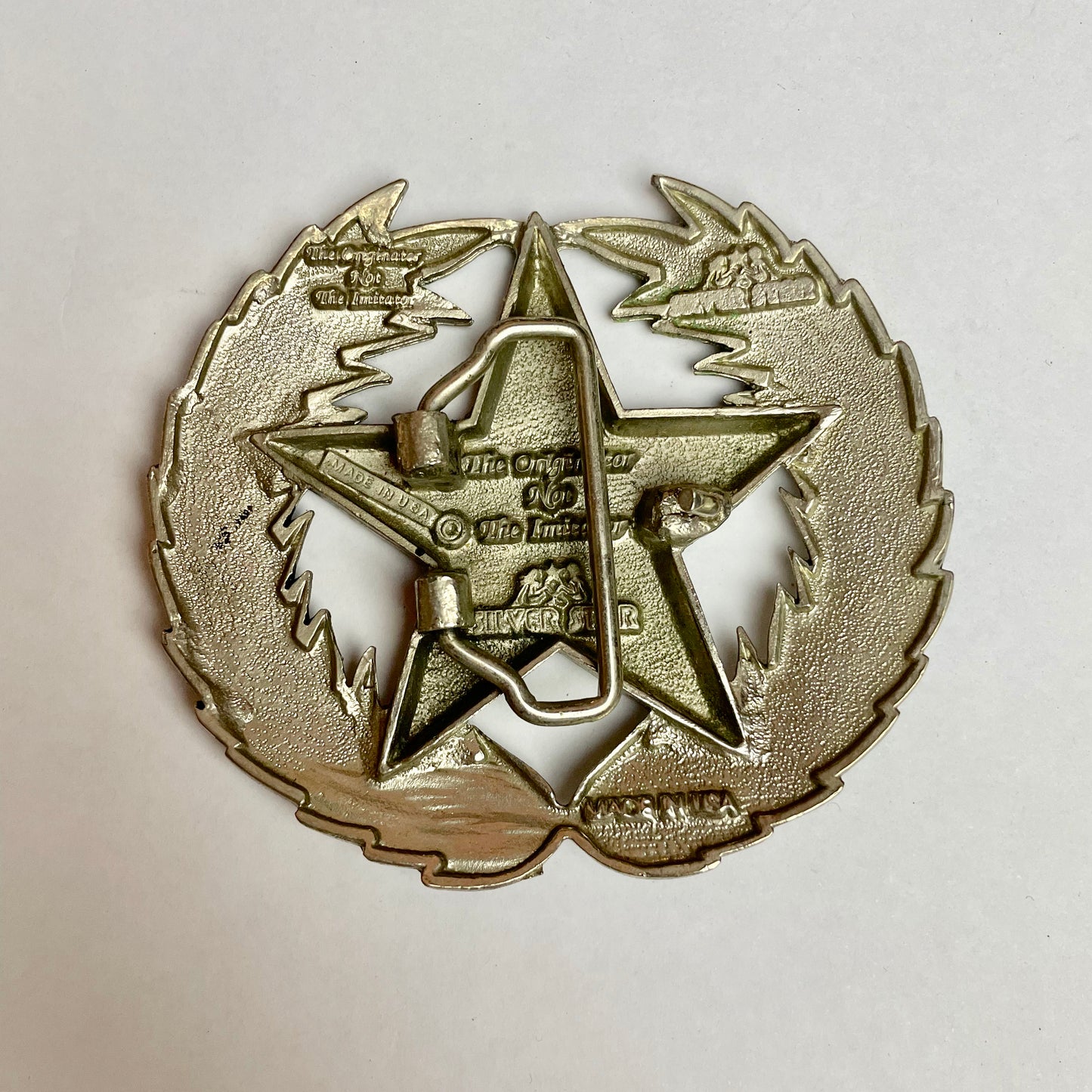Star & Wreath Belt Buckle