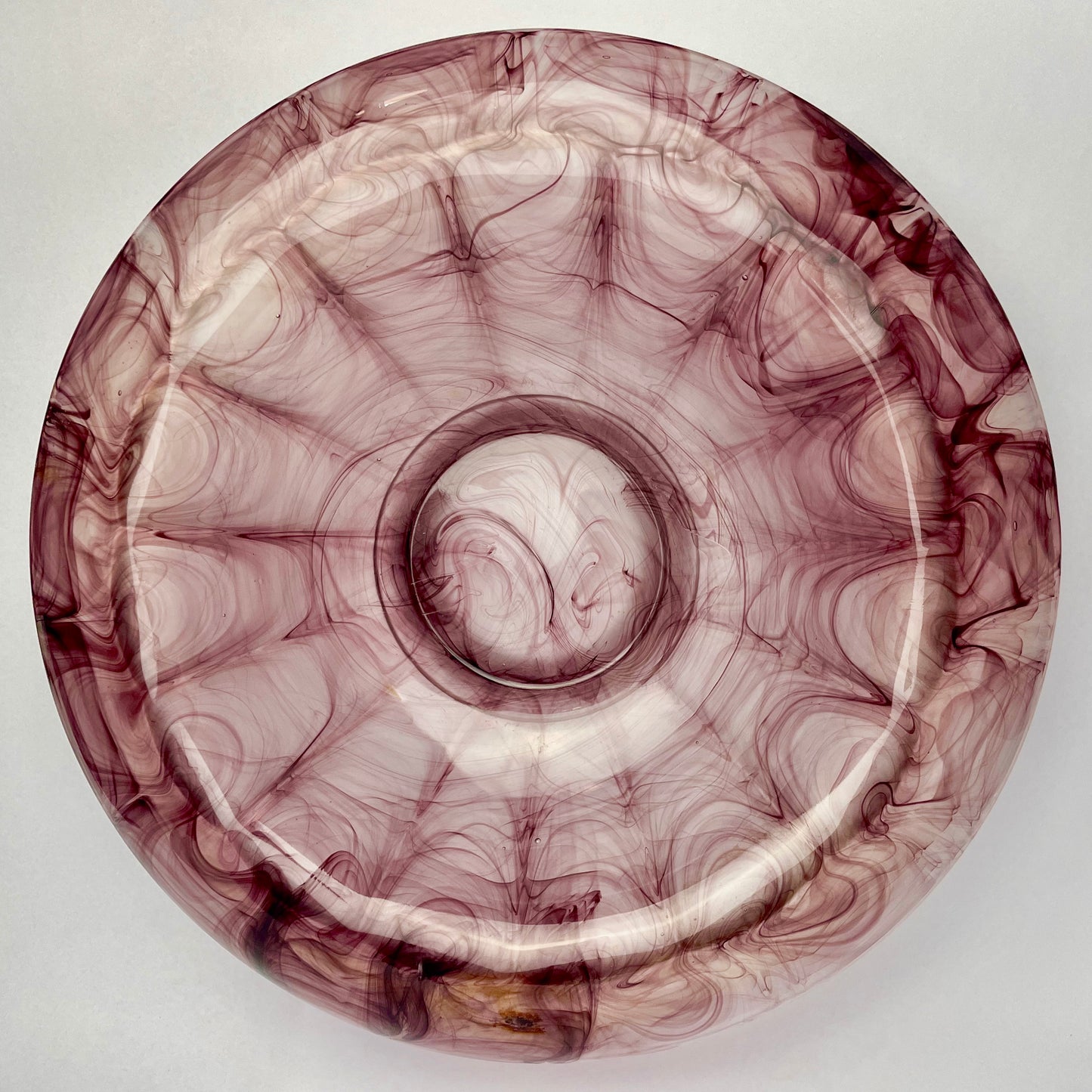 Extra Large Amethyst Float Bowl 36cm diameter