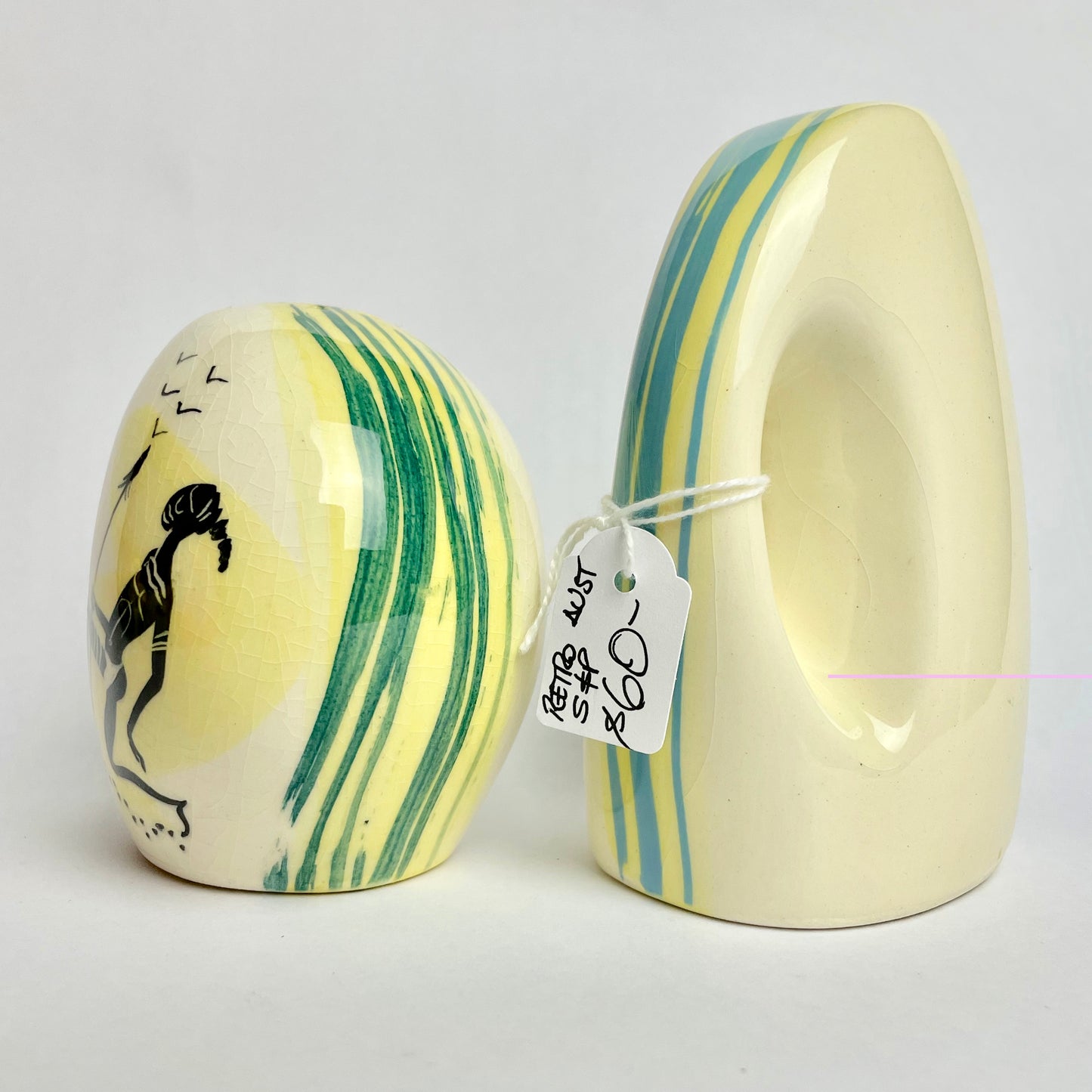 Retro Salt & Pepper Shakers