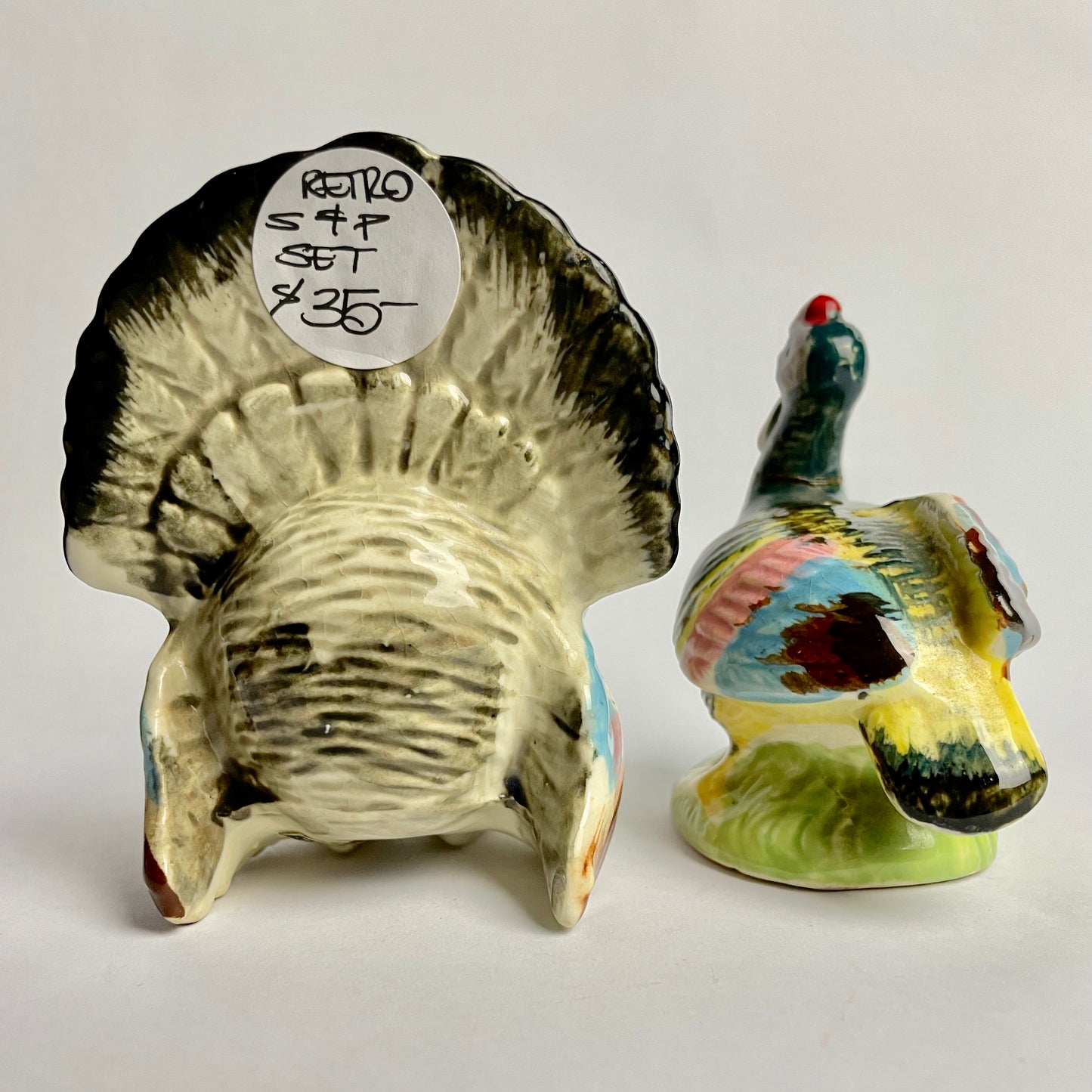 Retro Turkey Salt & Pepper Shakers