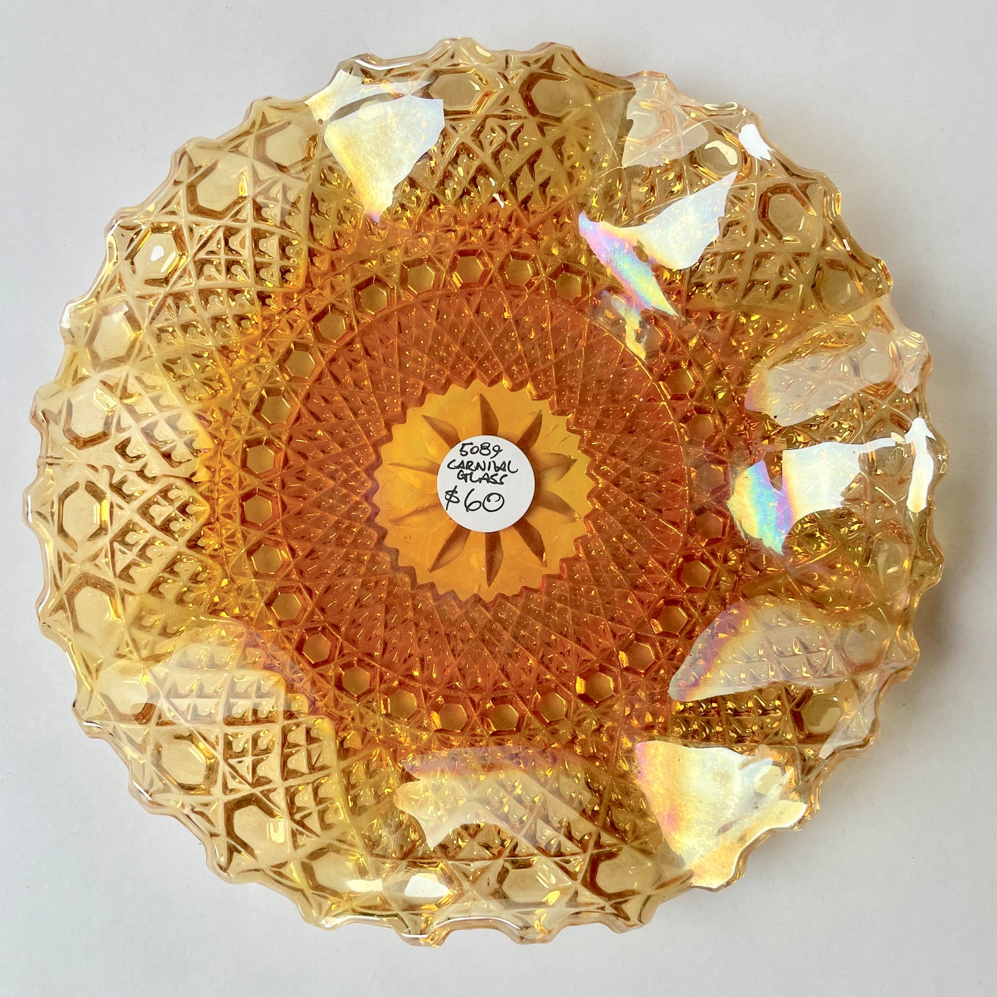 Carnival Glass Dish