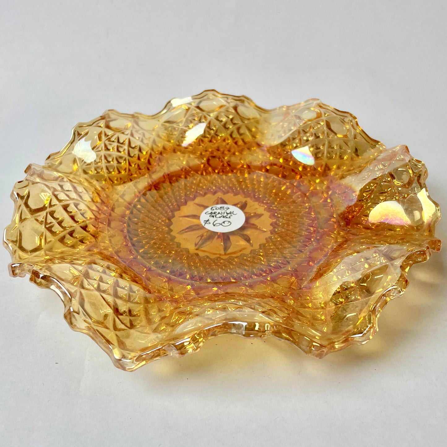 Carnival Glass Dish