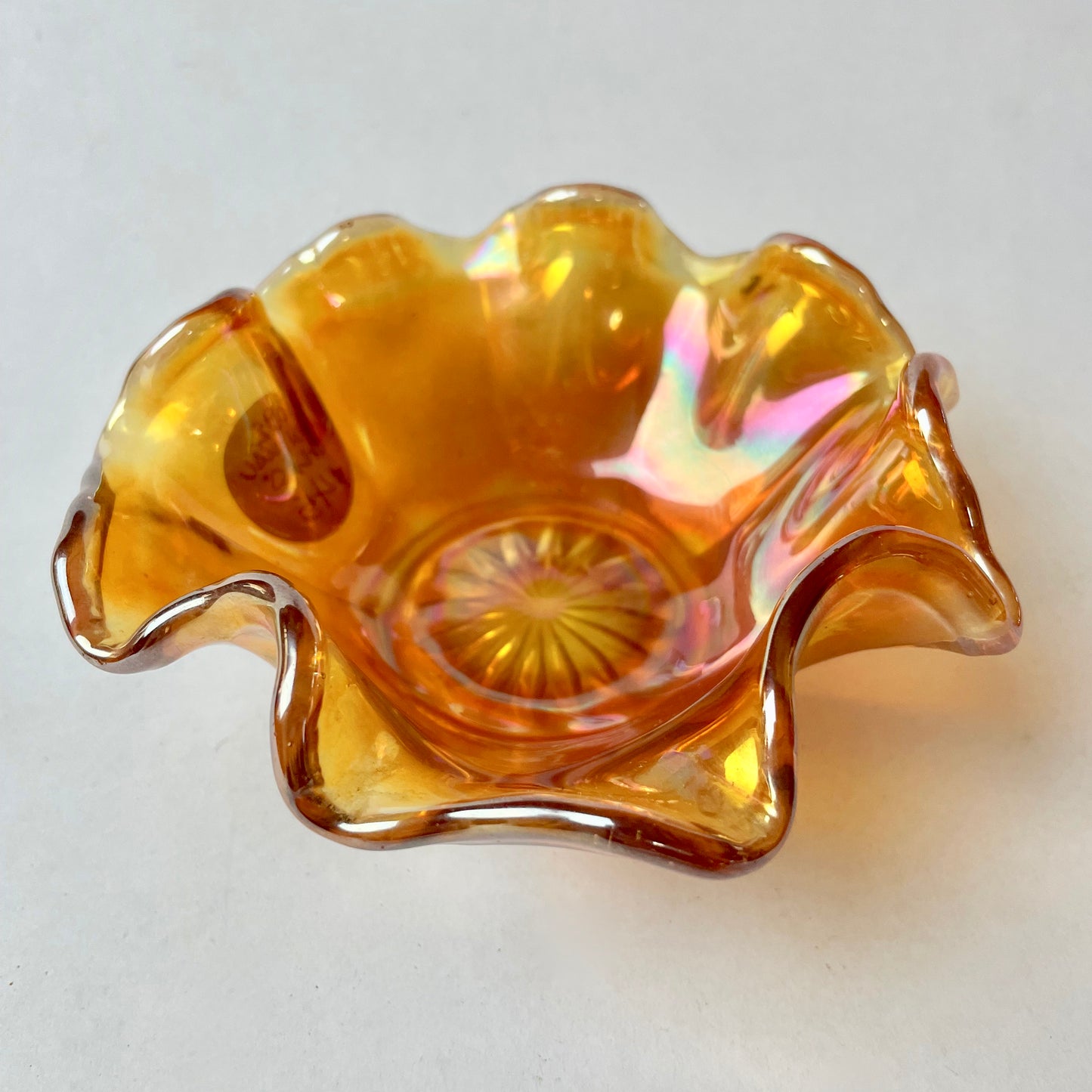 Small Carnival Glass Bowl