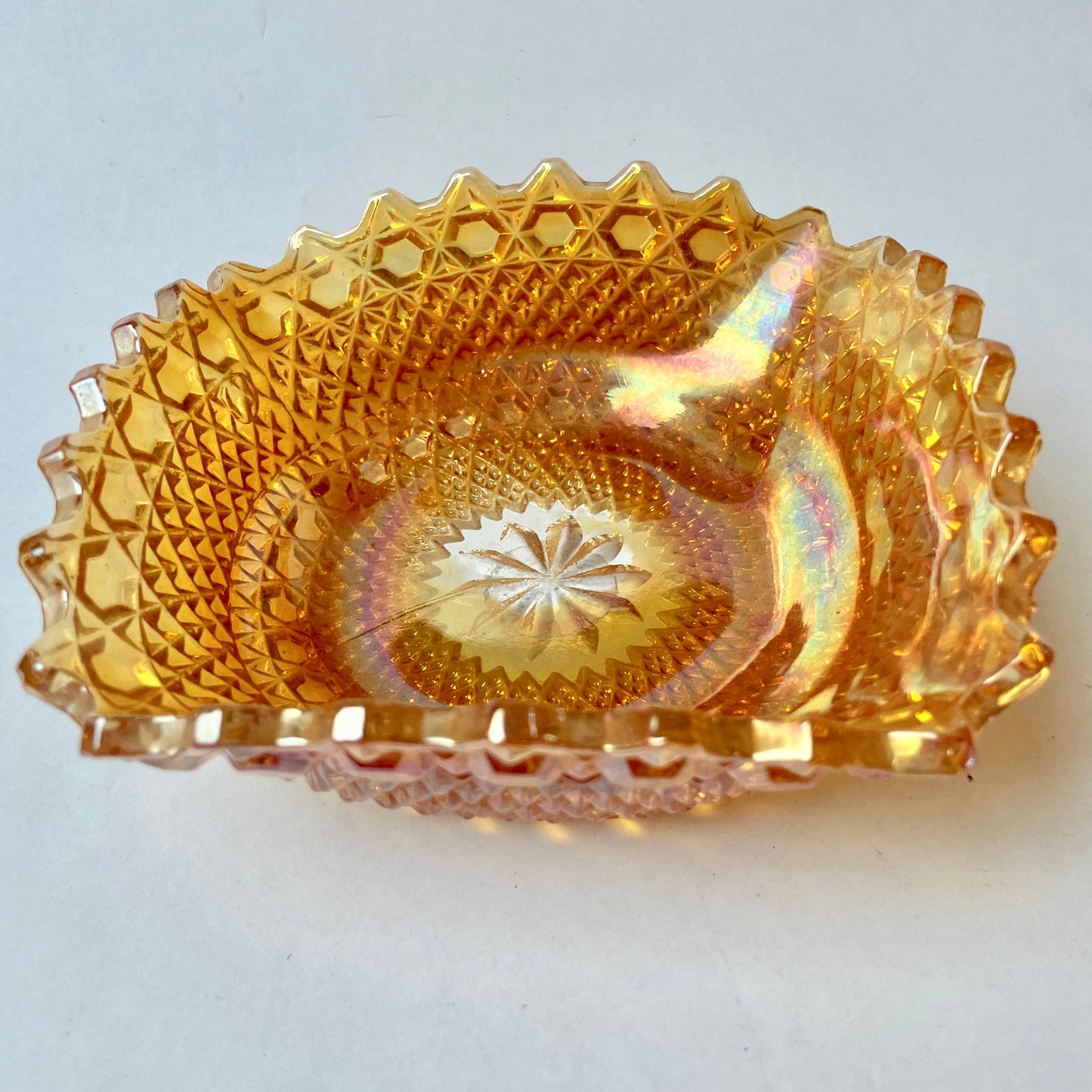 Small Carnival Glass Bowl
