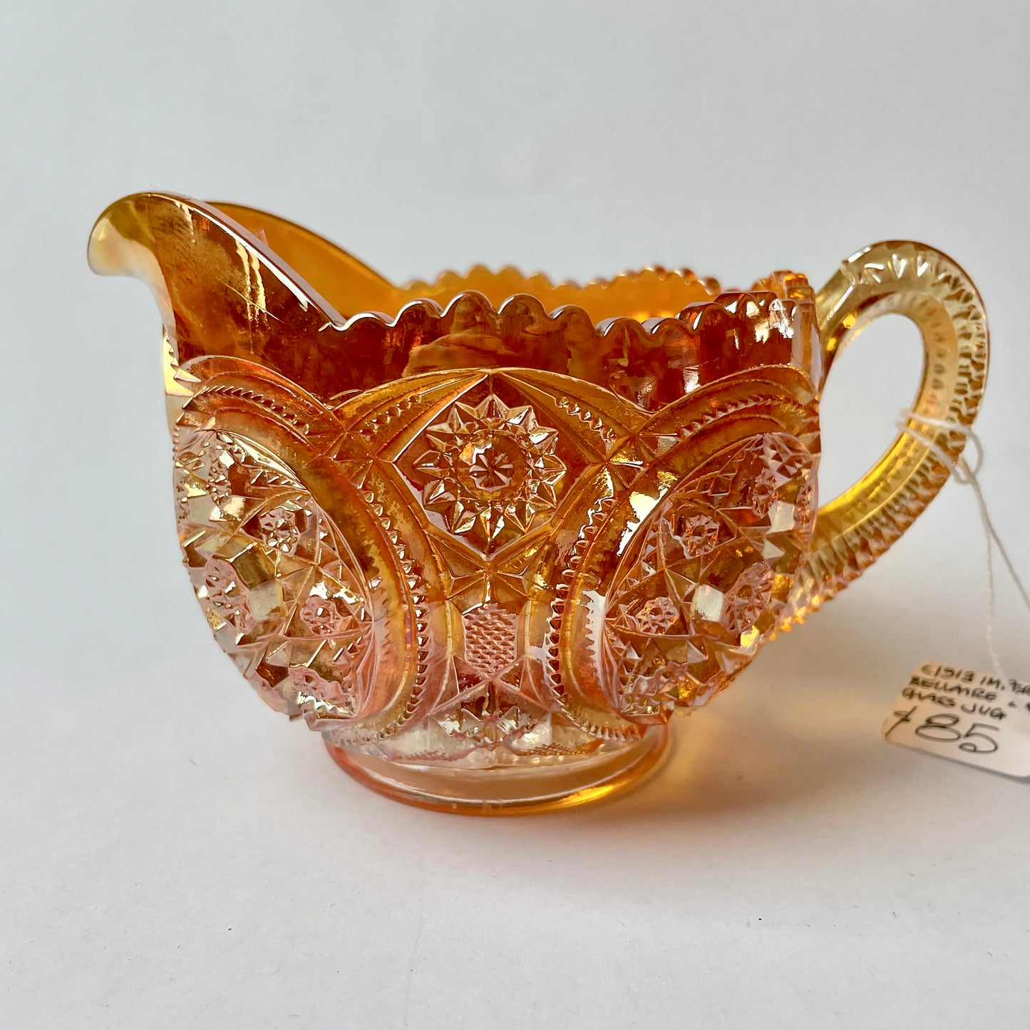 Imperial Bellaire Carnival Glass Jug, circa 1913