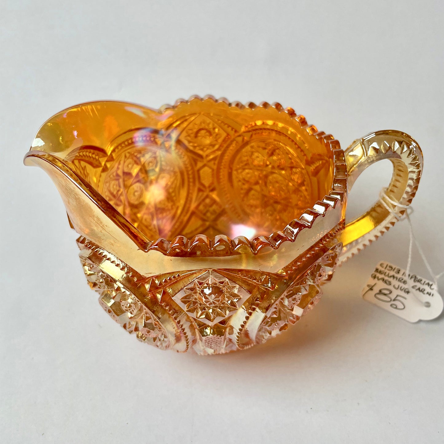 Imperial Bellaire Carnival Glass Jug, circa 1913