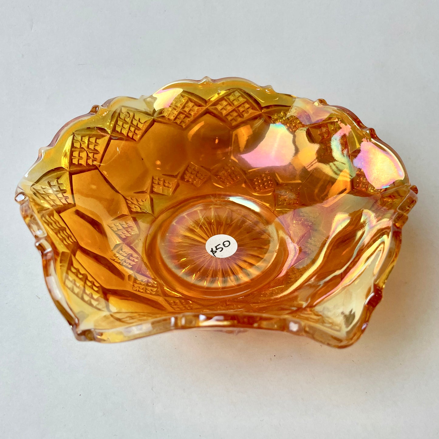 Small Carnival Glass Bowl