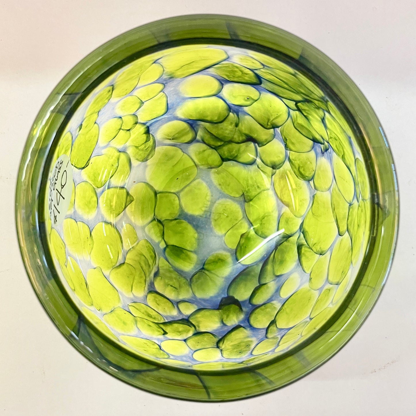 Signed Art Glass Bowl, New Zealand