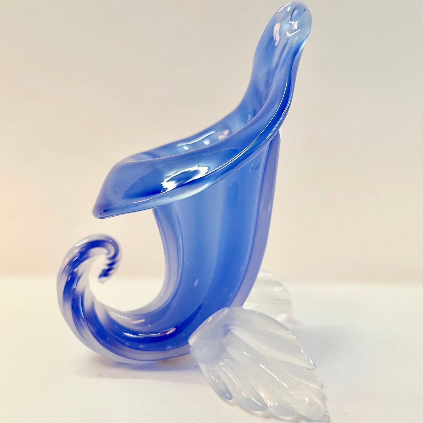 Murano Glass Cornucopia Vase (AF)