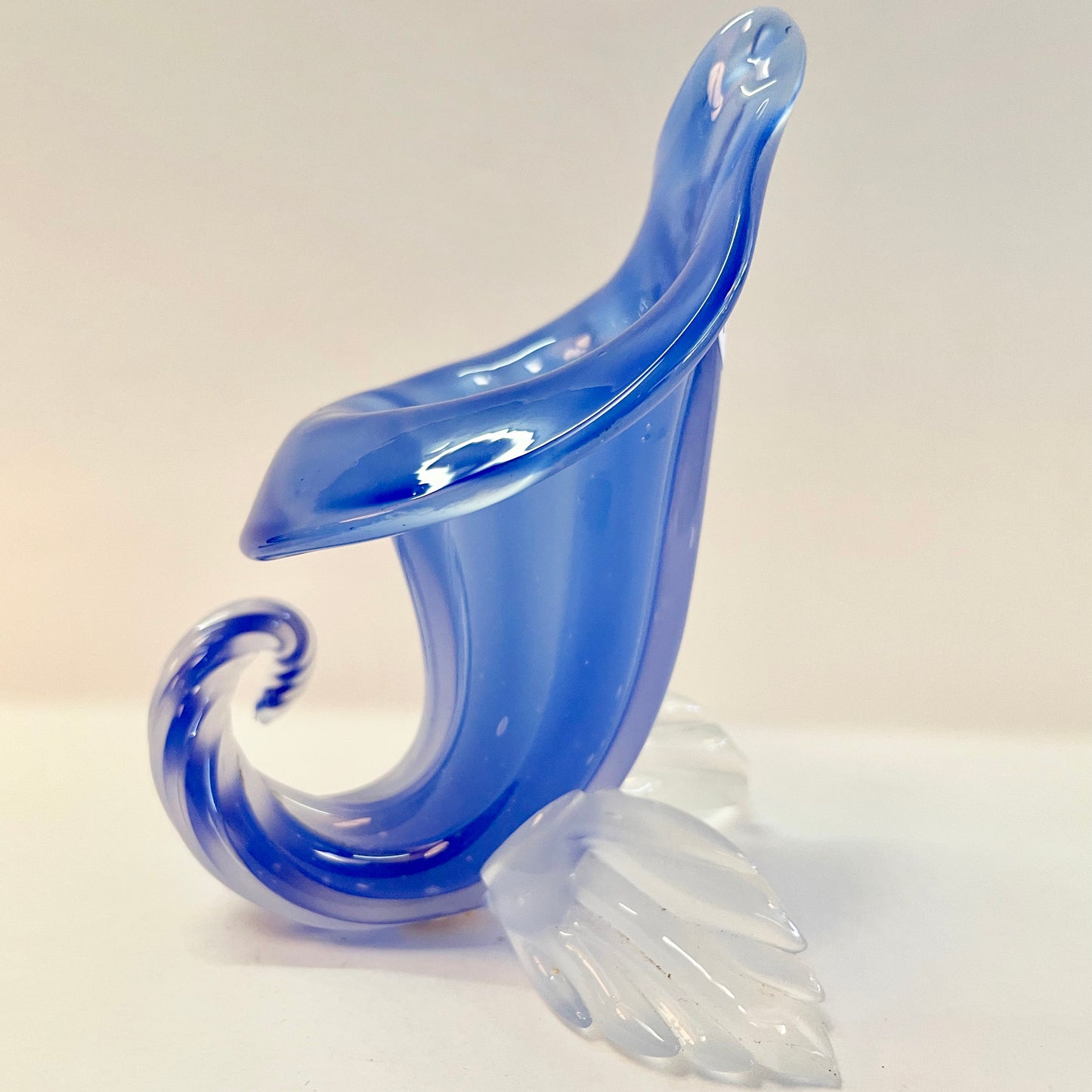 Murano Glass Cornucopia Vase (AF)