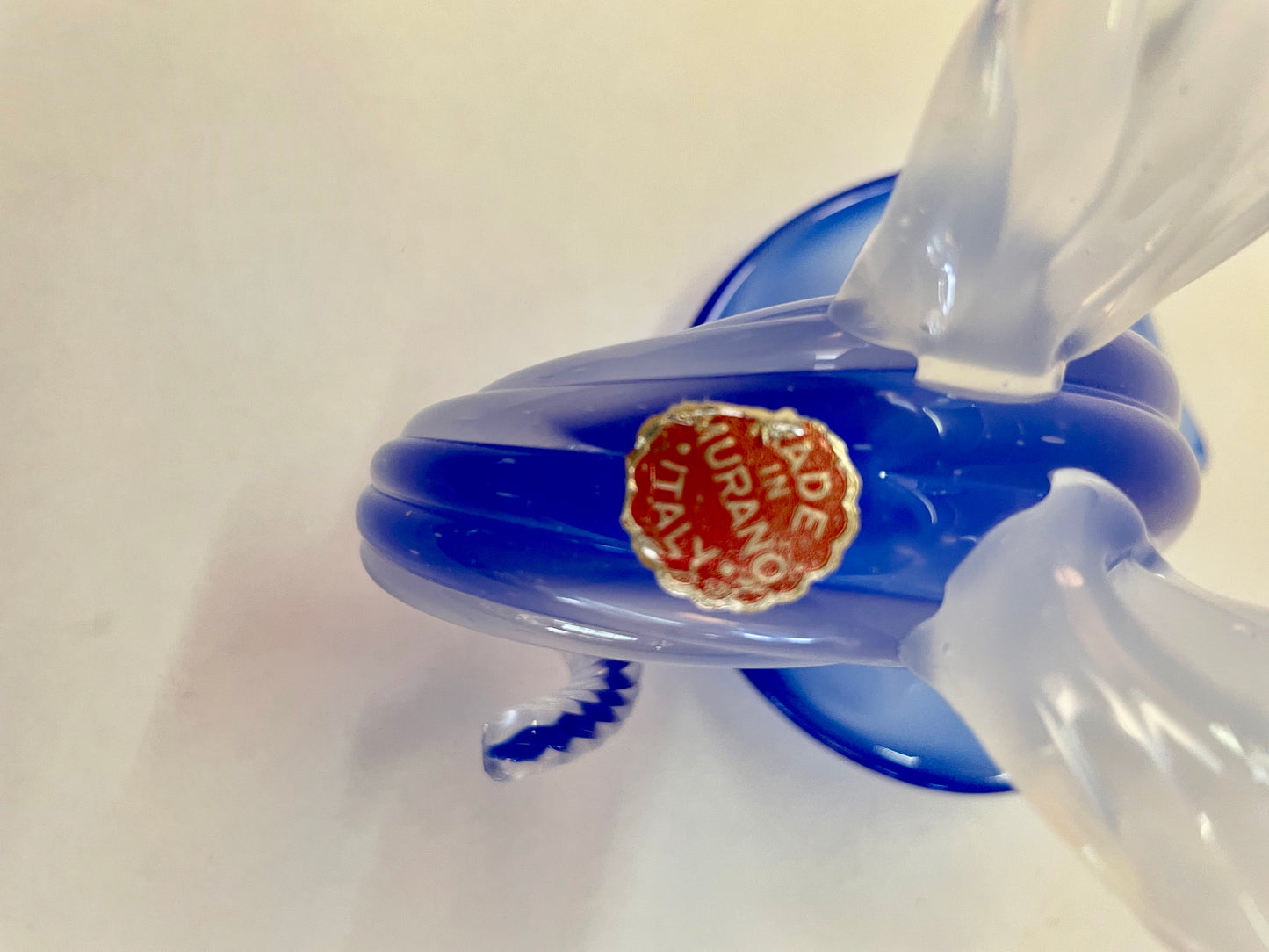 Murano Glass Cornucopia Vase (AF)