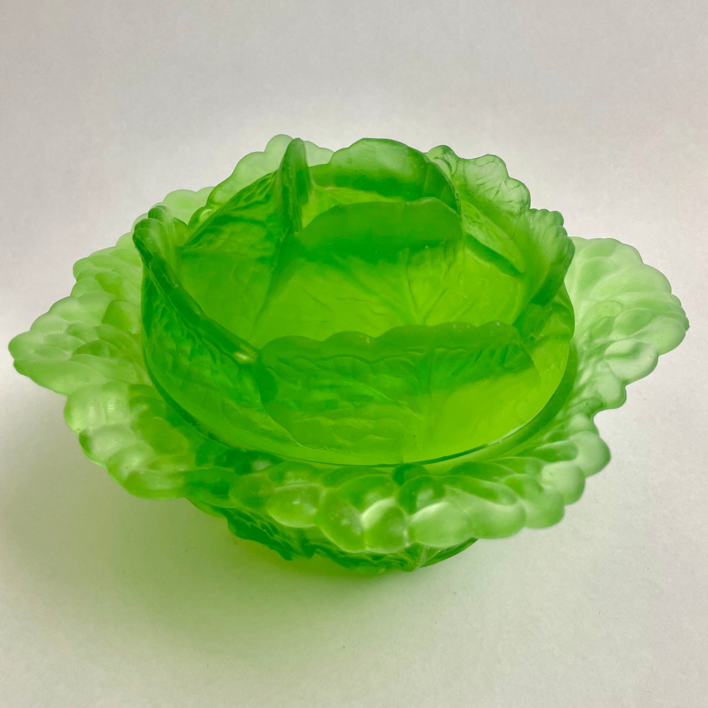 Portieux Vallerysthal Uranium Lidded Cabbage Dish France