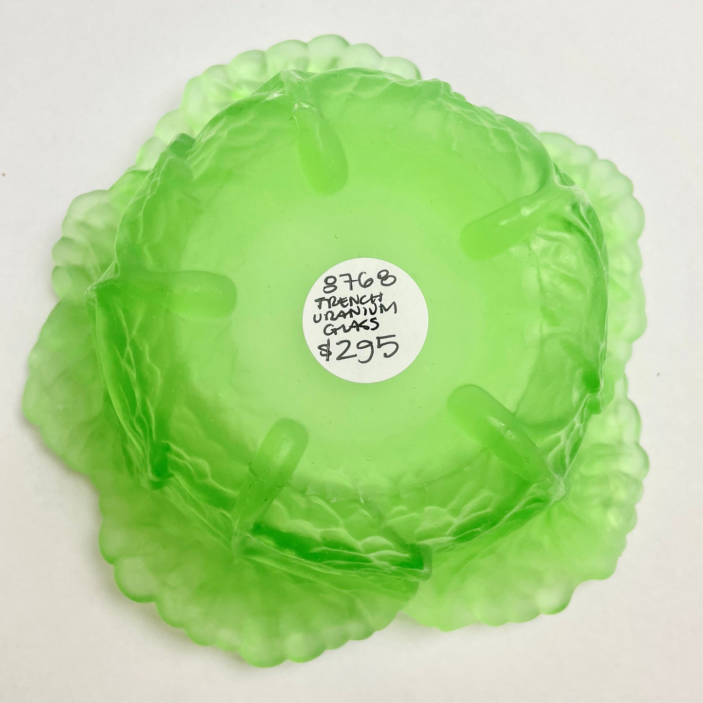 Portieux Vallerysthal Uranium Lidded Cabbage Dish France