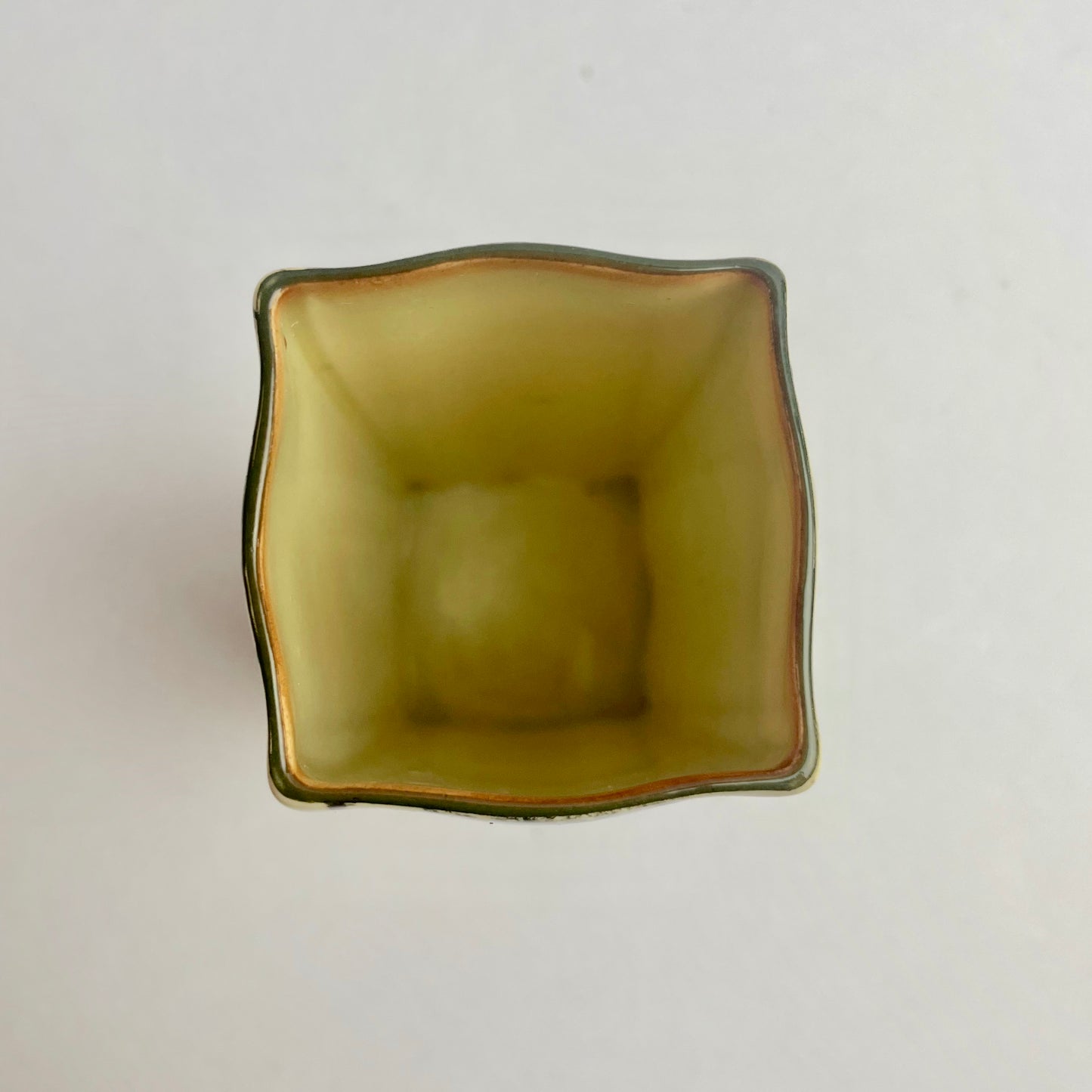 Rare Royal Doulton Seriesware Small Square Vase - The Gleaners