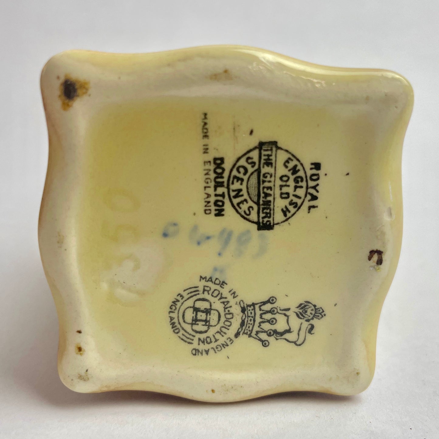 Rare Royal Doulton Seriesware Small Square Vase - The Gleaners