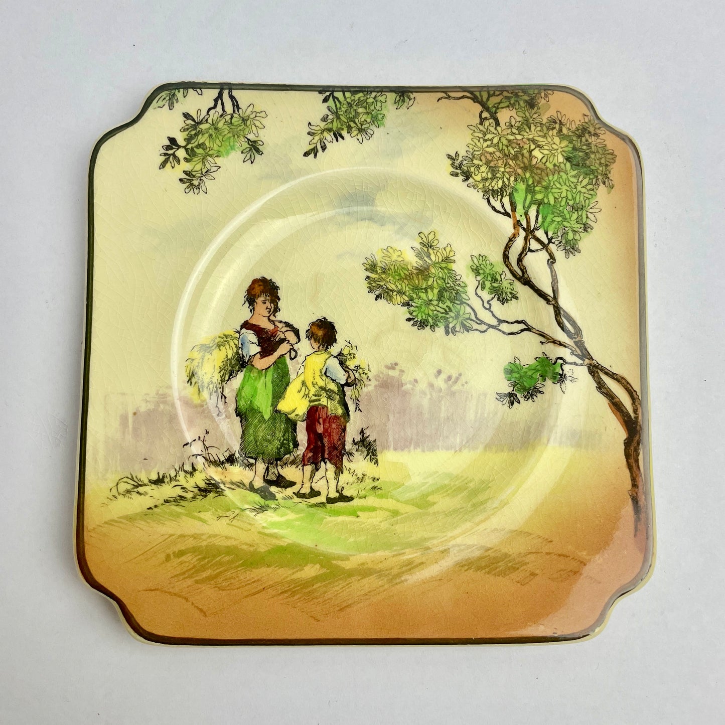 Rare Royal Doulton Seriesware Trio- The Gleaners