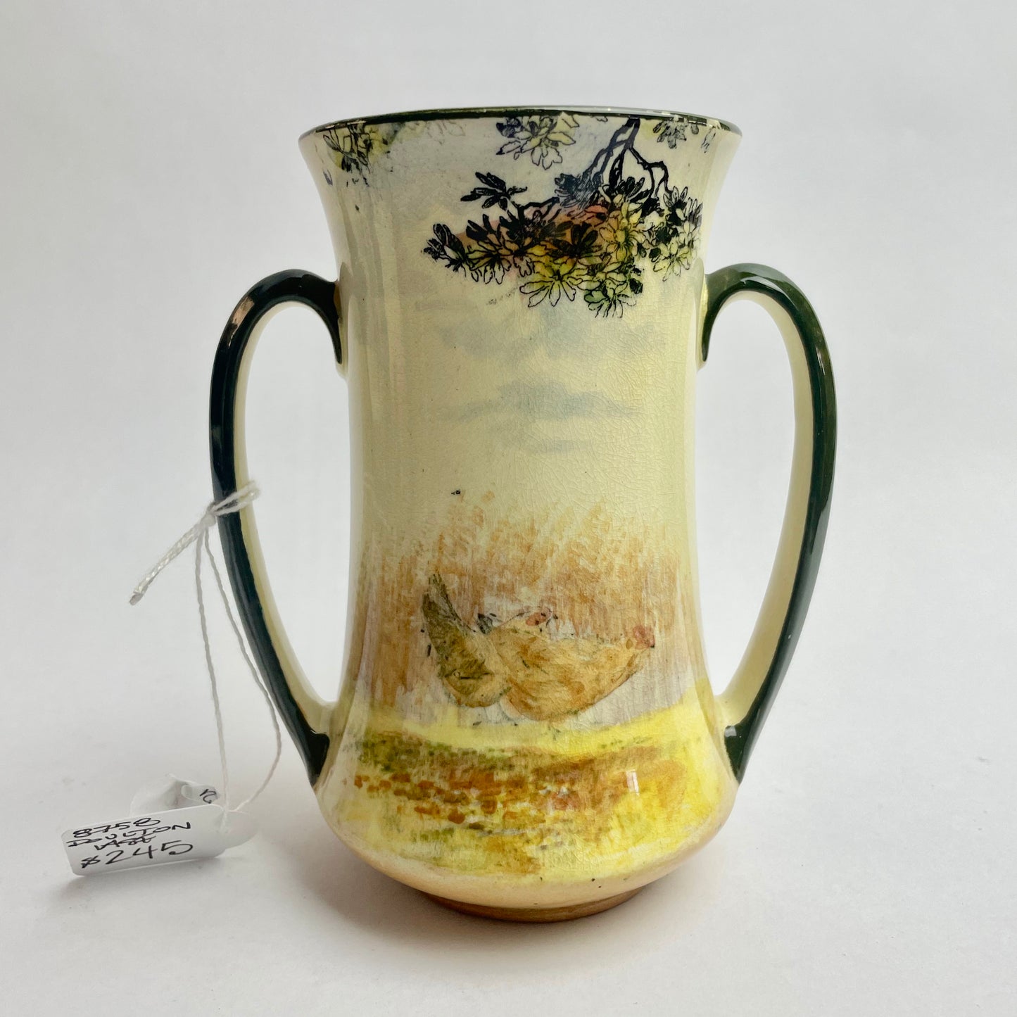 Royal Doulton Seriesware Twin-Handled Vase - The Gleaners (scarce)