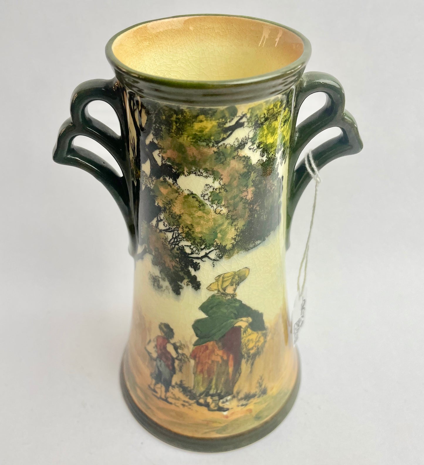 Copy of Royal Doulton Seriesware Twin-Handled Vase - The Gleaners (scarce)