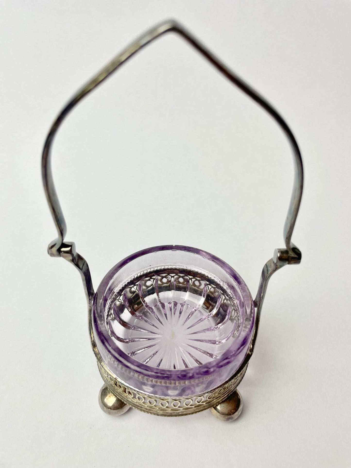Amethyst Glass Bon Bon Dish