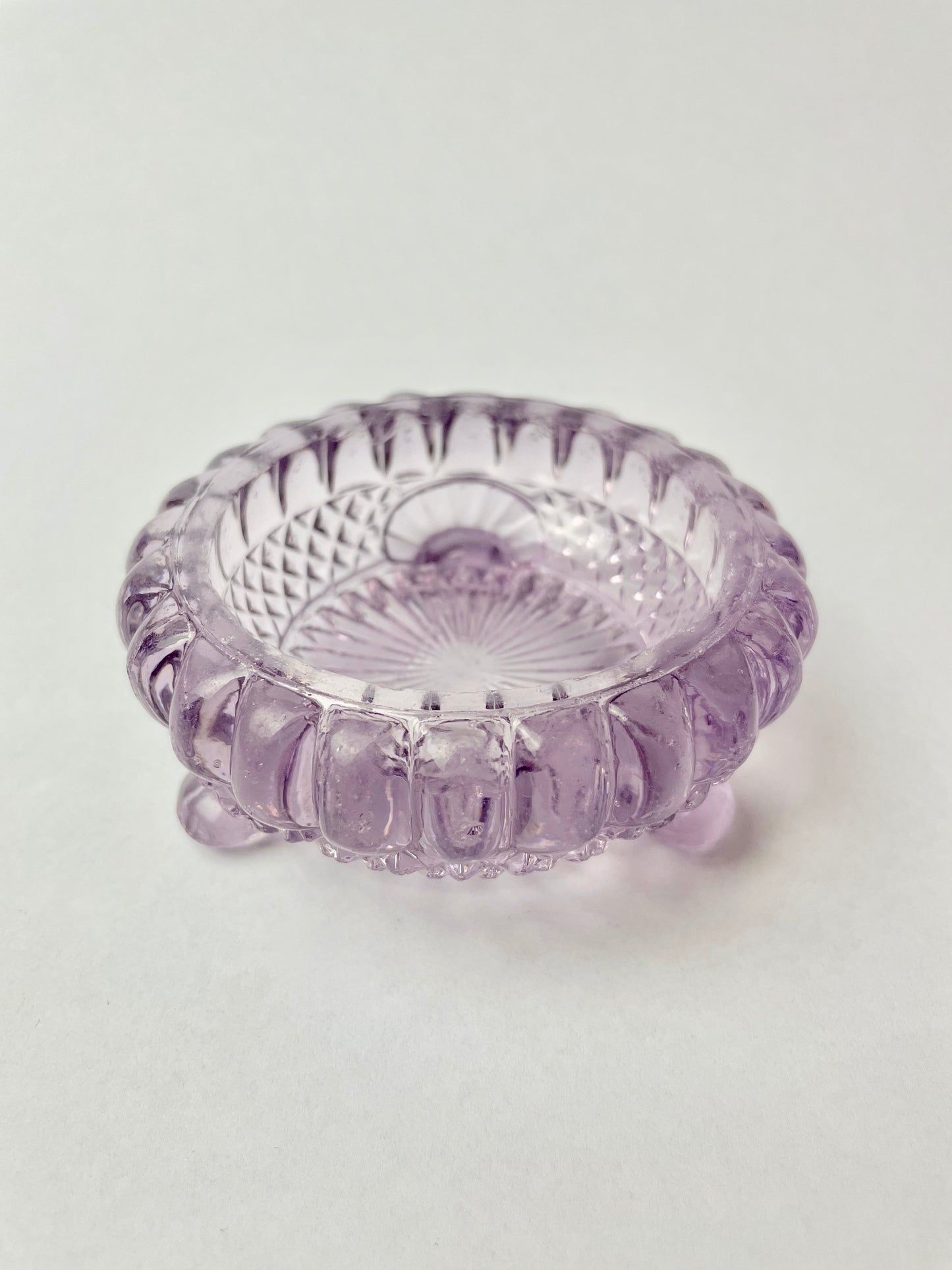 Amethyst Salt Dip with Feet