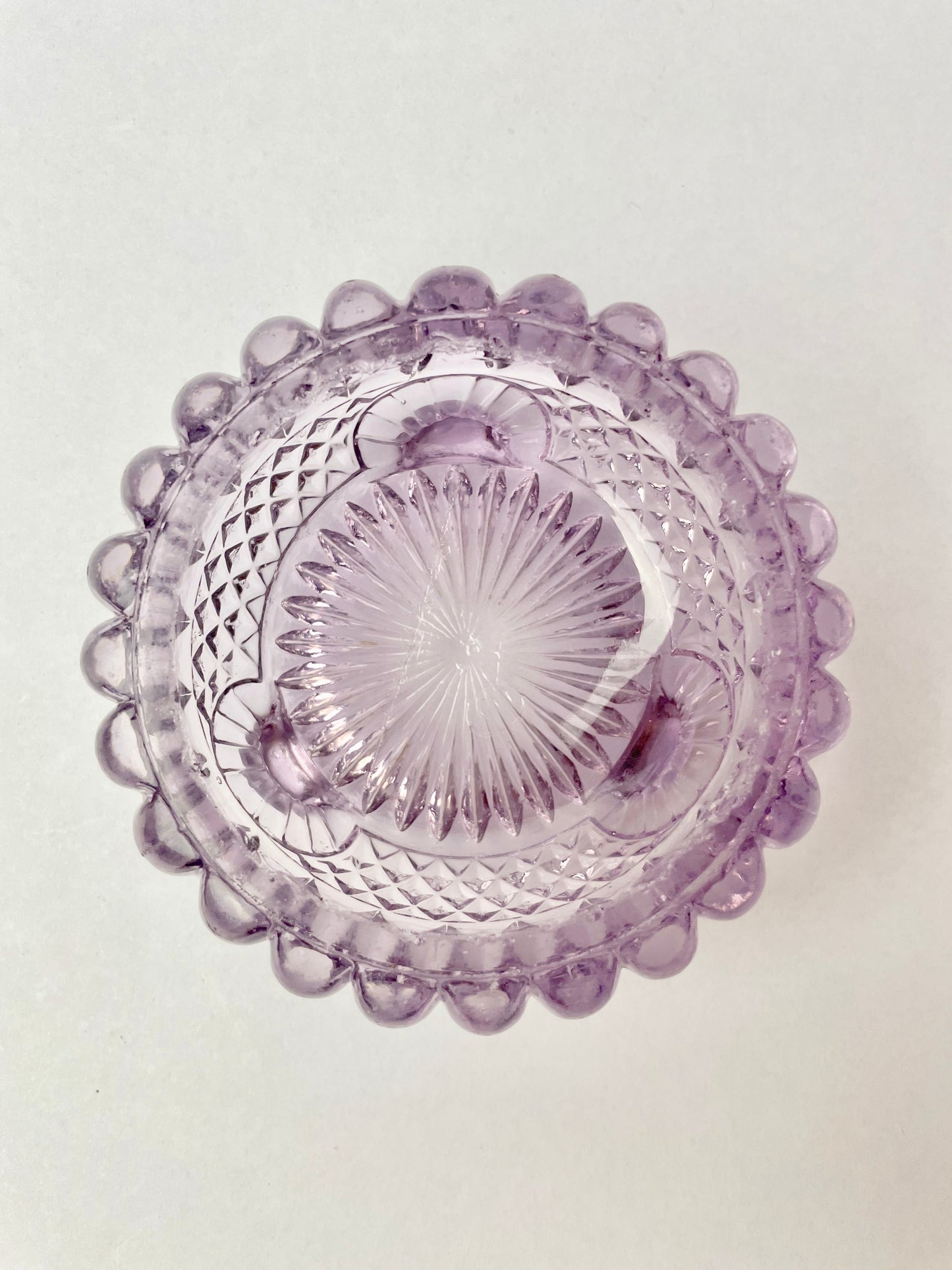 Amethyst Salt Dip with Feet
