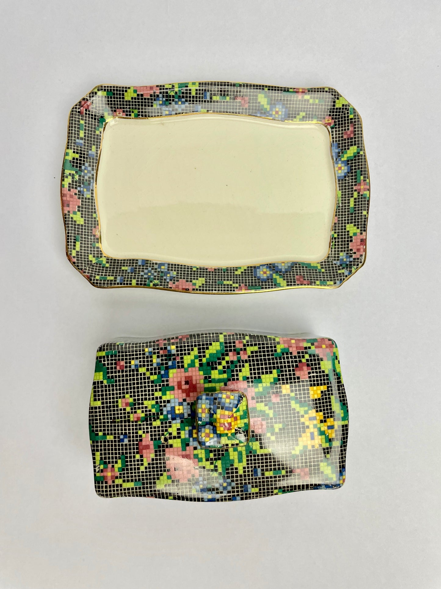Royal Winton Butter Dish