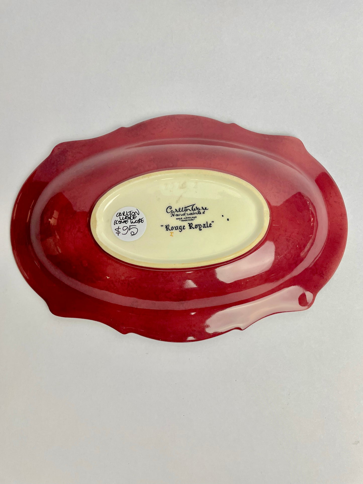 Carlton Ware Rouge Royale Plate