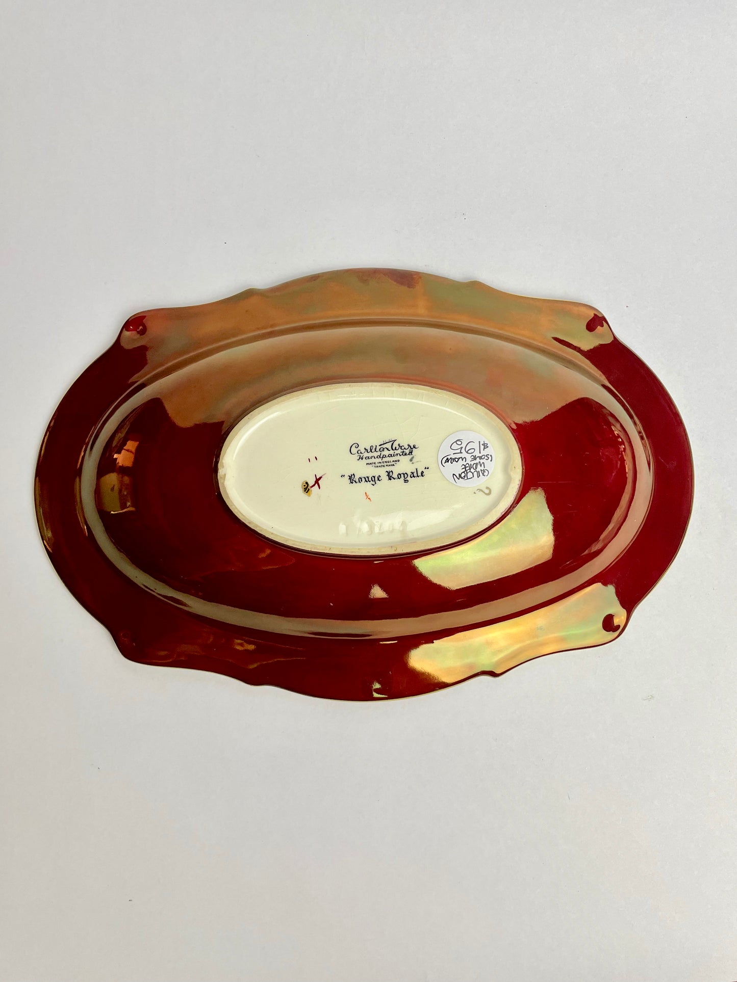 Carlton Ware Rouge Royale Plate